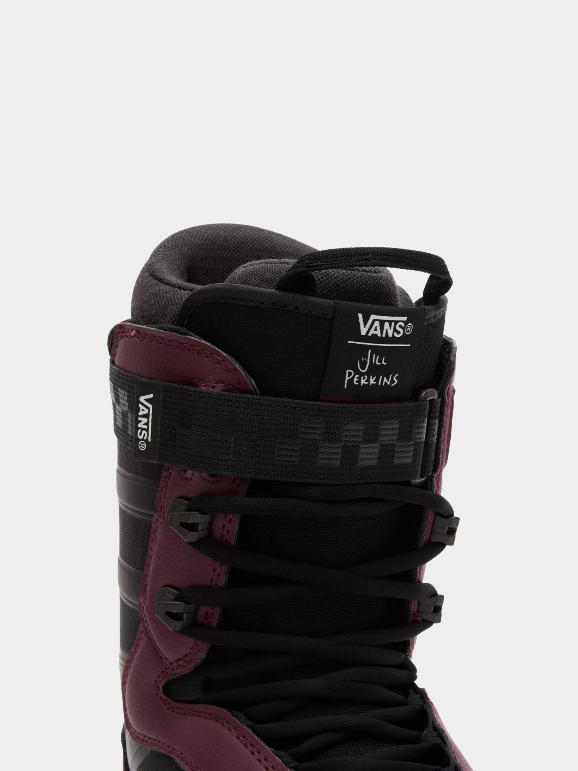 Womens Vans Hi Standard Pro Snowboard boots (jill perkins black/burgundy)
