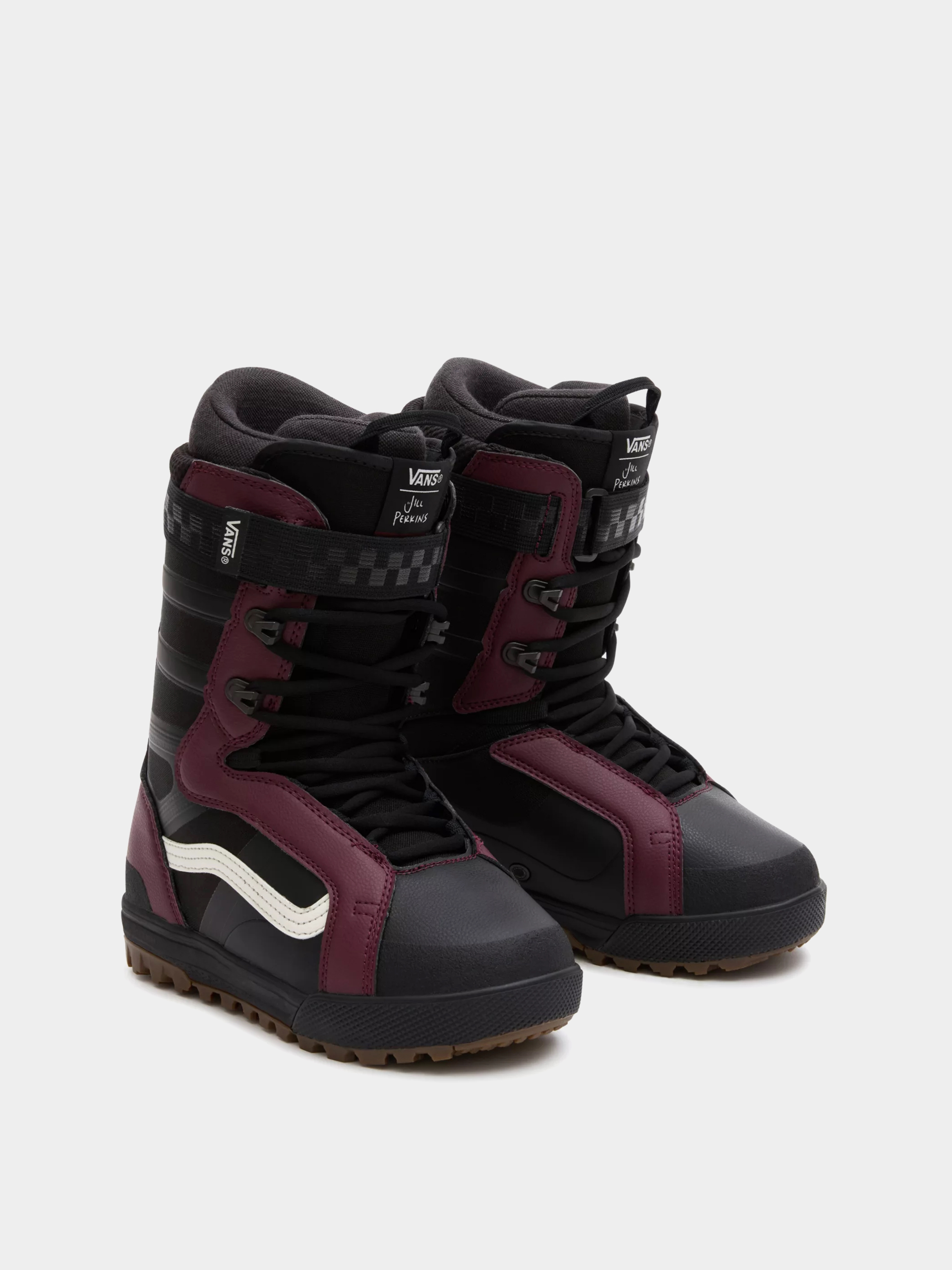 Womens Vans Hi Standard Pro Snowboard boots (jill perkins black/burgundy)