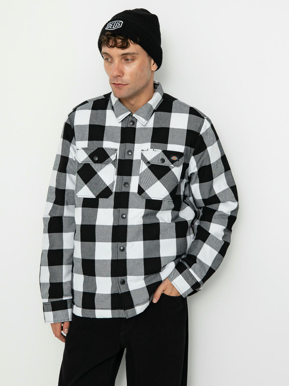 Dickies Lined Sacramento Shirt (black)