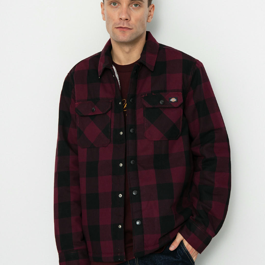 Dickies Lined Sacramento Shirt - burgundy (maroon)