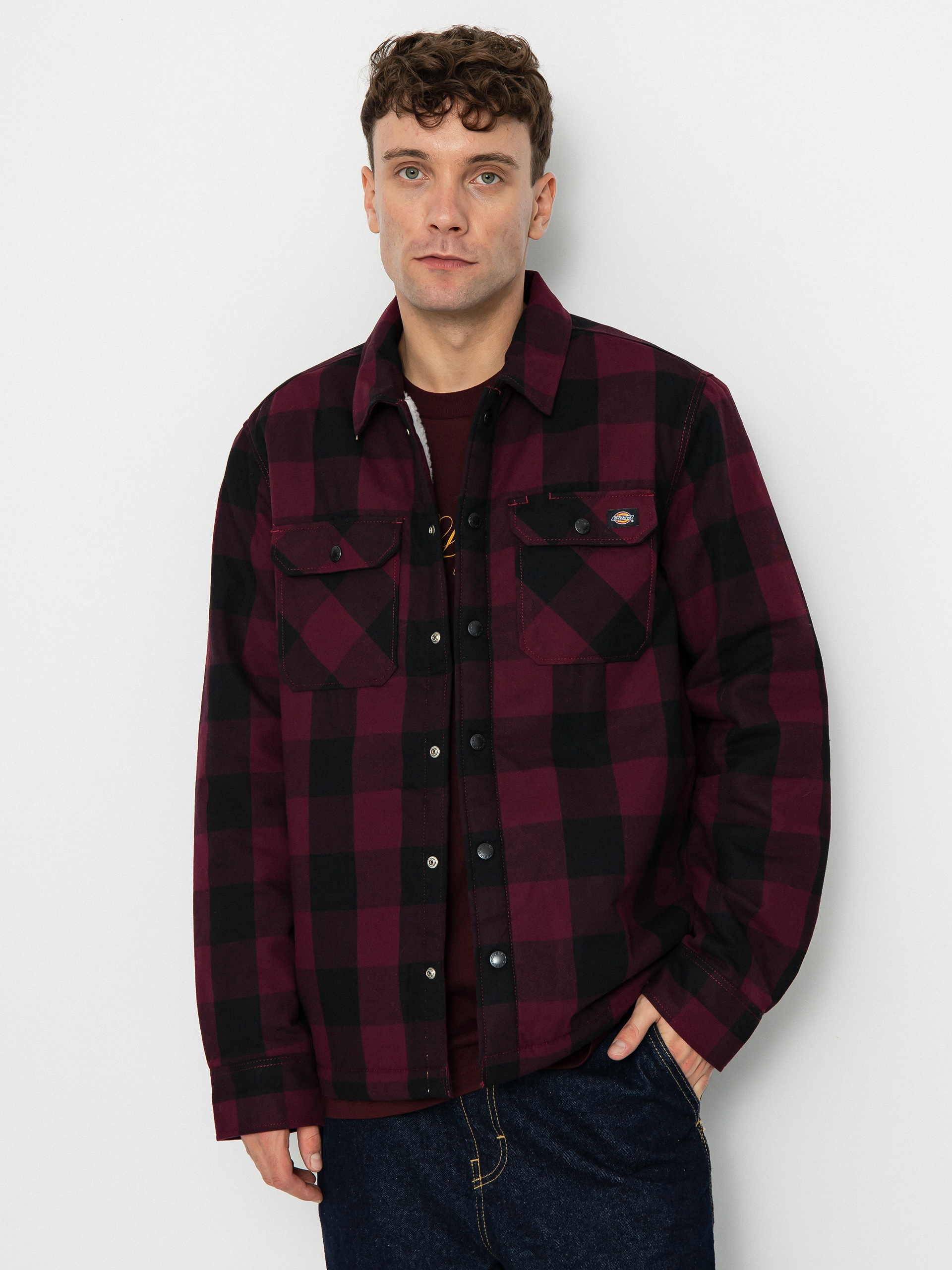 Dickies Lined Sacramento Shirt (maroon)