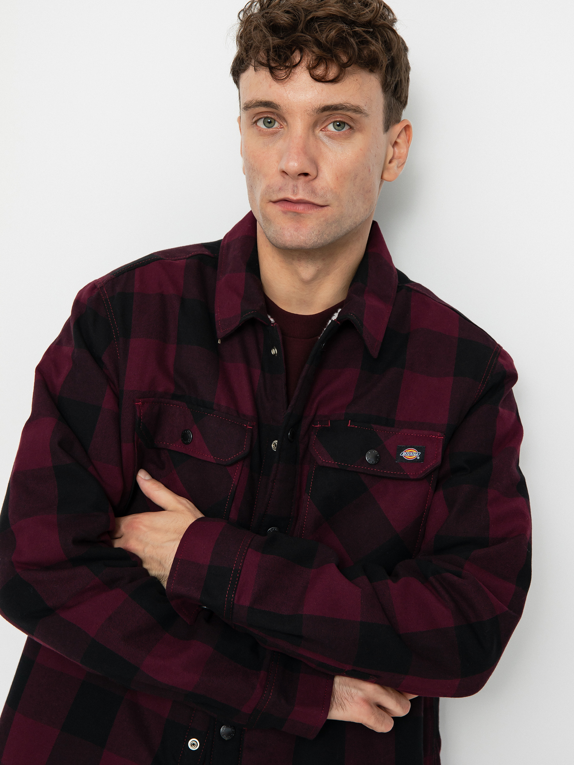 Dickies Lined Sacramento Shirt (maroon)