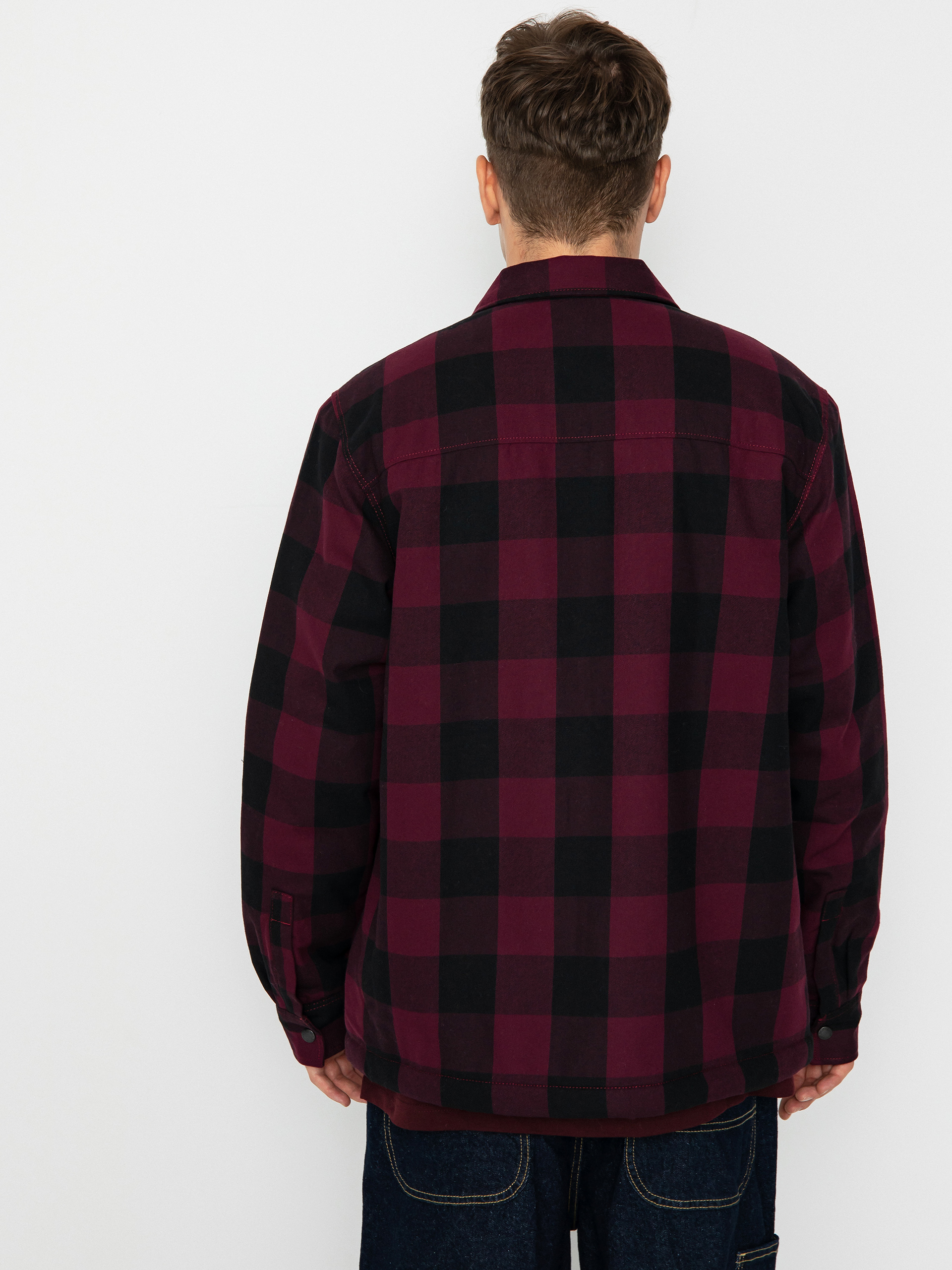 Dickies Lined Sacramento Hemd (maroon)