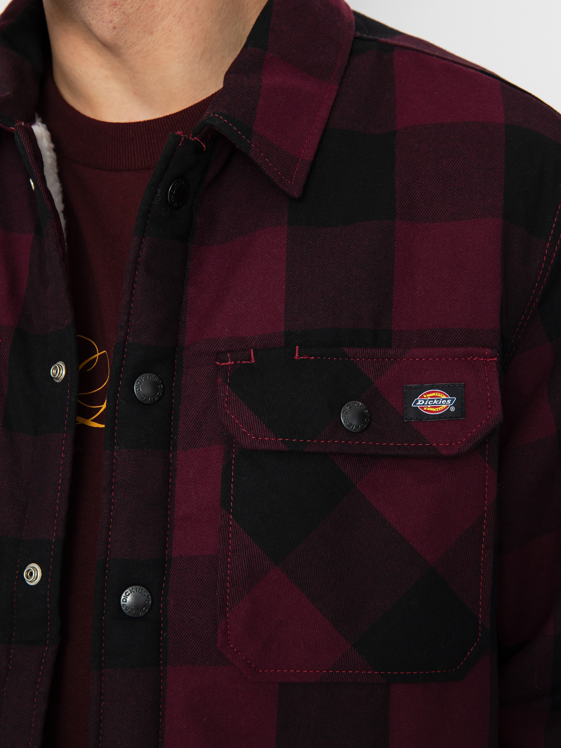 Dickies Lined Sacramento Shirt (maroon)