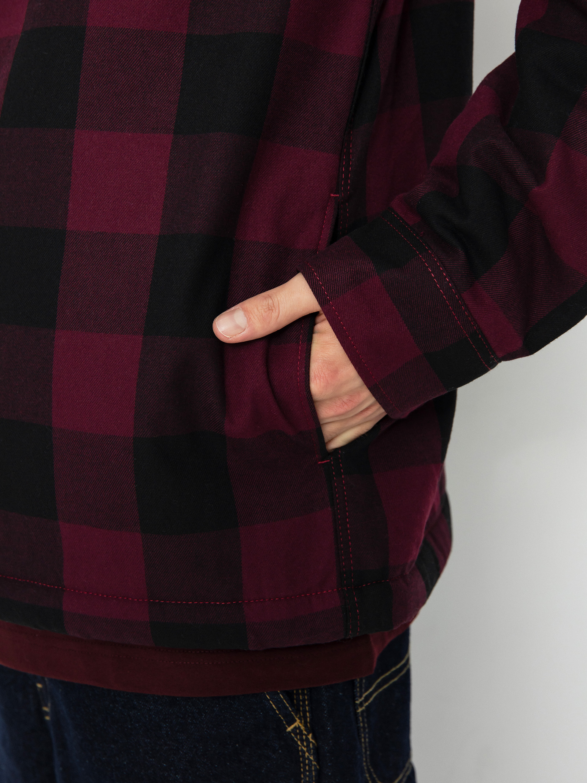 Dickies Lined Sacramento Shirt (maroon)