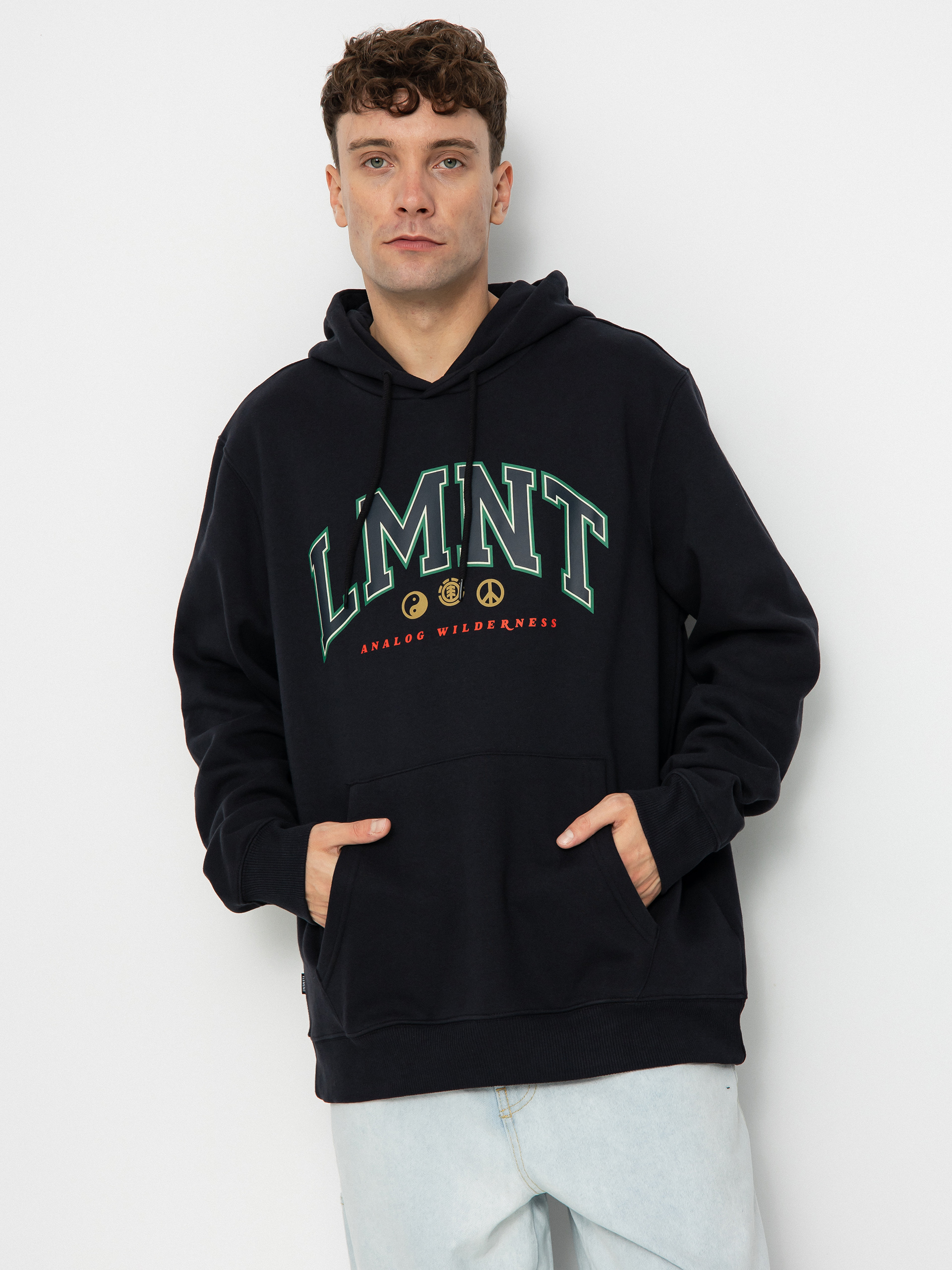 Element Lmnt HD Hoodie Schwarz faded black