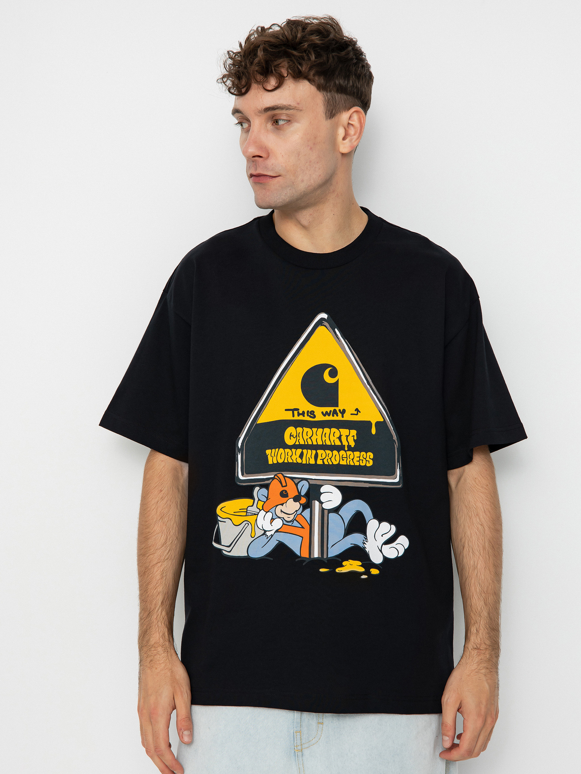 Carhartt WIP Deadkebab Workin On It T-shirt (black)