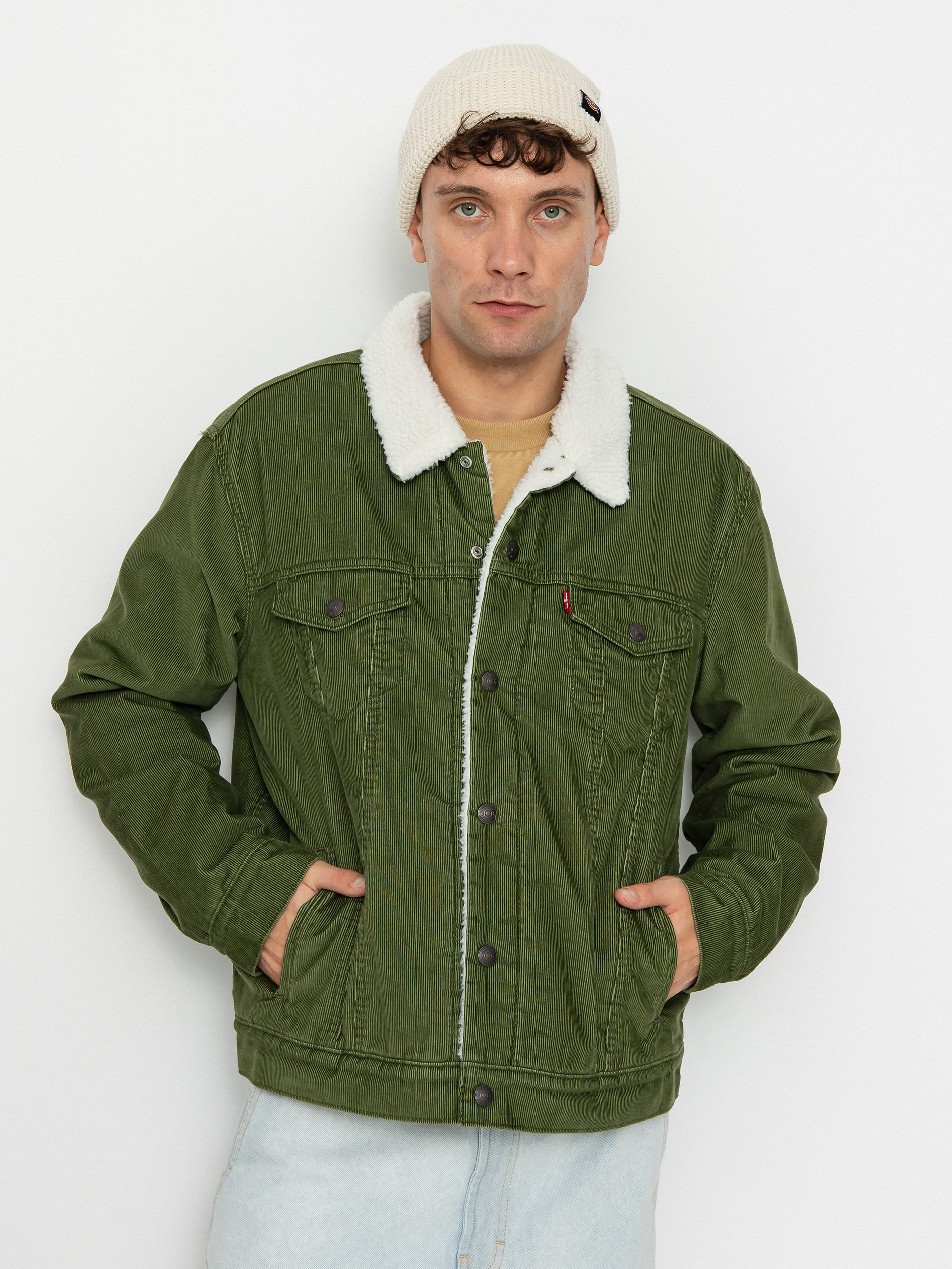 Levi's® Type 3 Sherpa Trucker Jacke (sea moss cord)