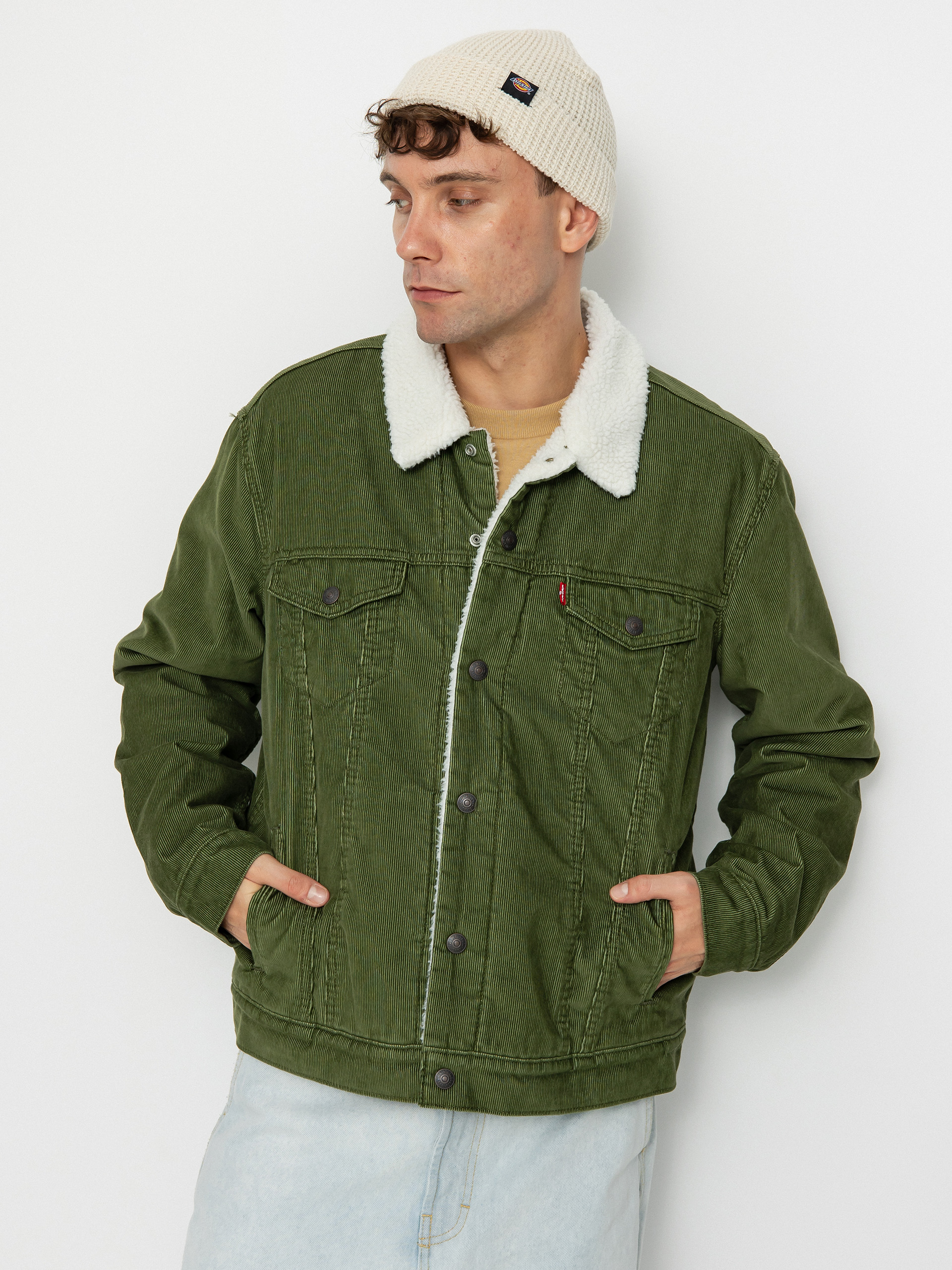 Levi's® Type 3 Sherpa Trucker Jacke (sea moss cord)