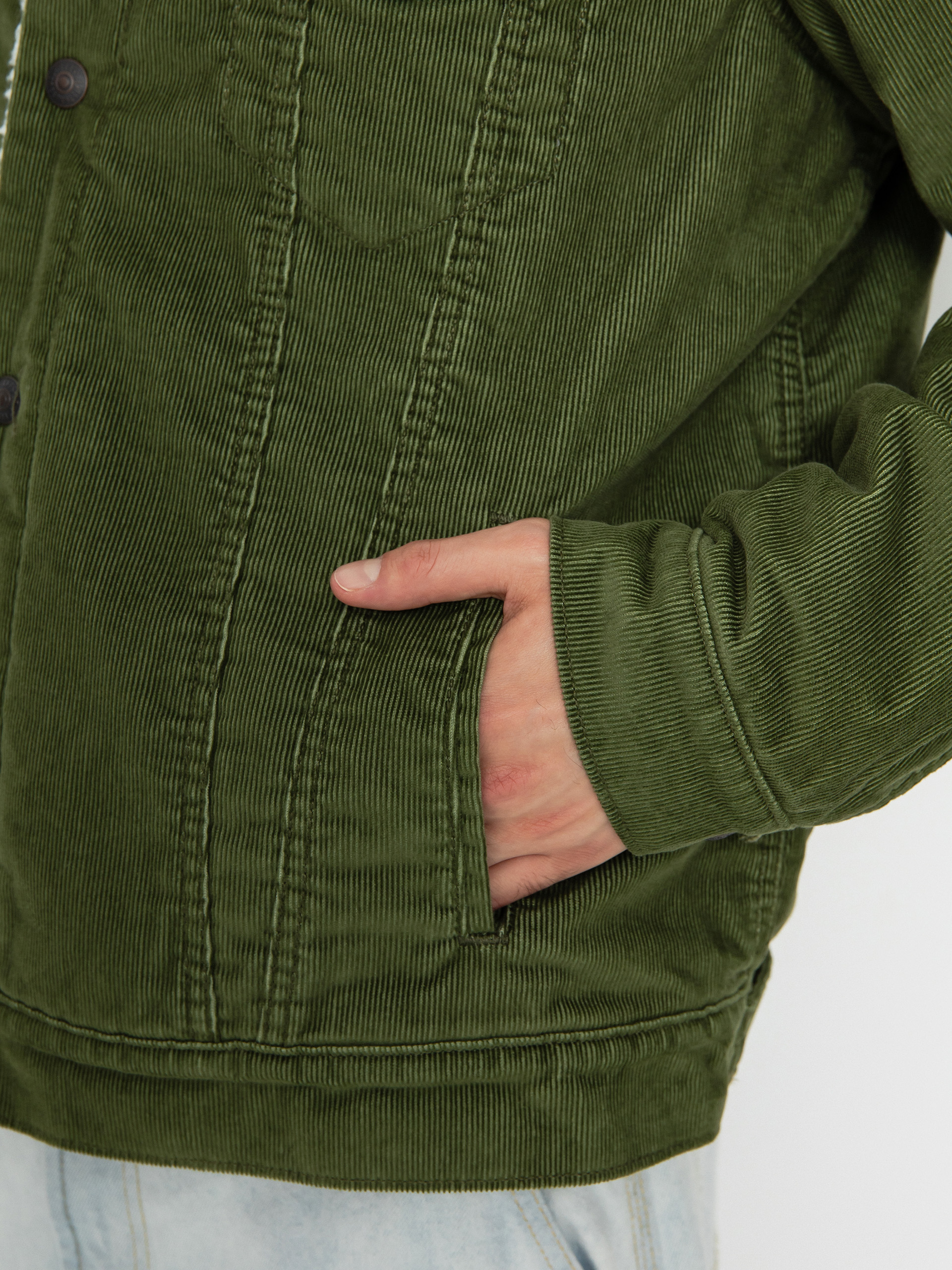 Levi's® Type 3 Sherpa Trucker Jacke (sea moss cord)