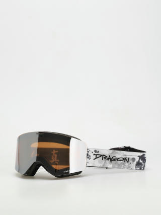 Dragon R1 OTG Snowboardbrille (bushido/lumalens silver ion/lumalens light rose)