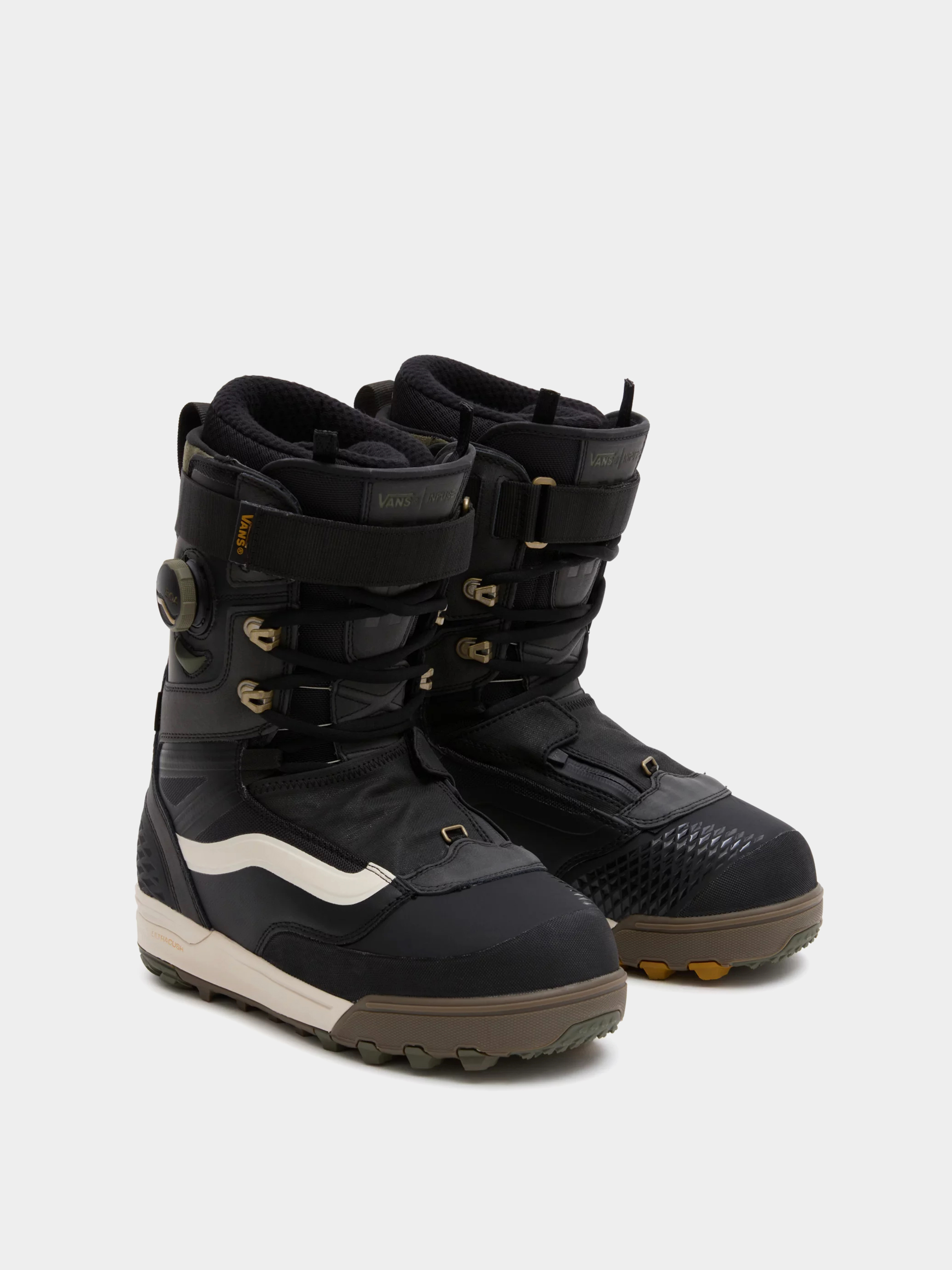 Mens Vans Infuse Snowboard boots (black/olive)