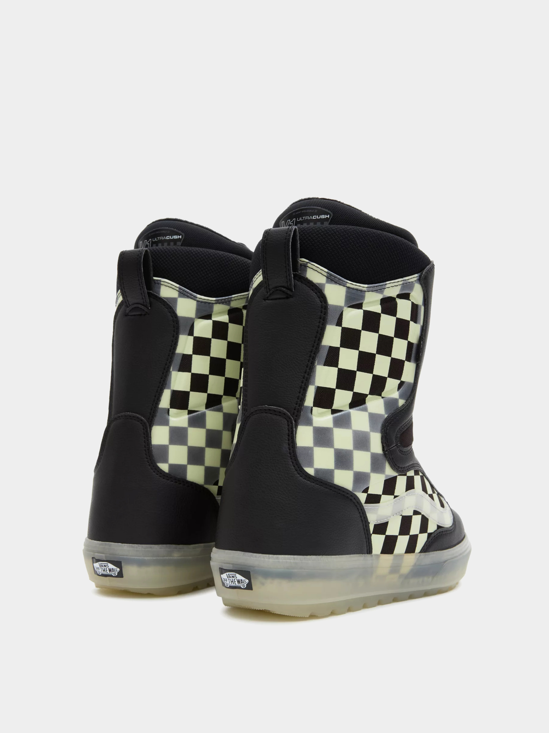 Vans checkered snowboard sales boots