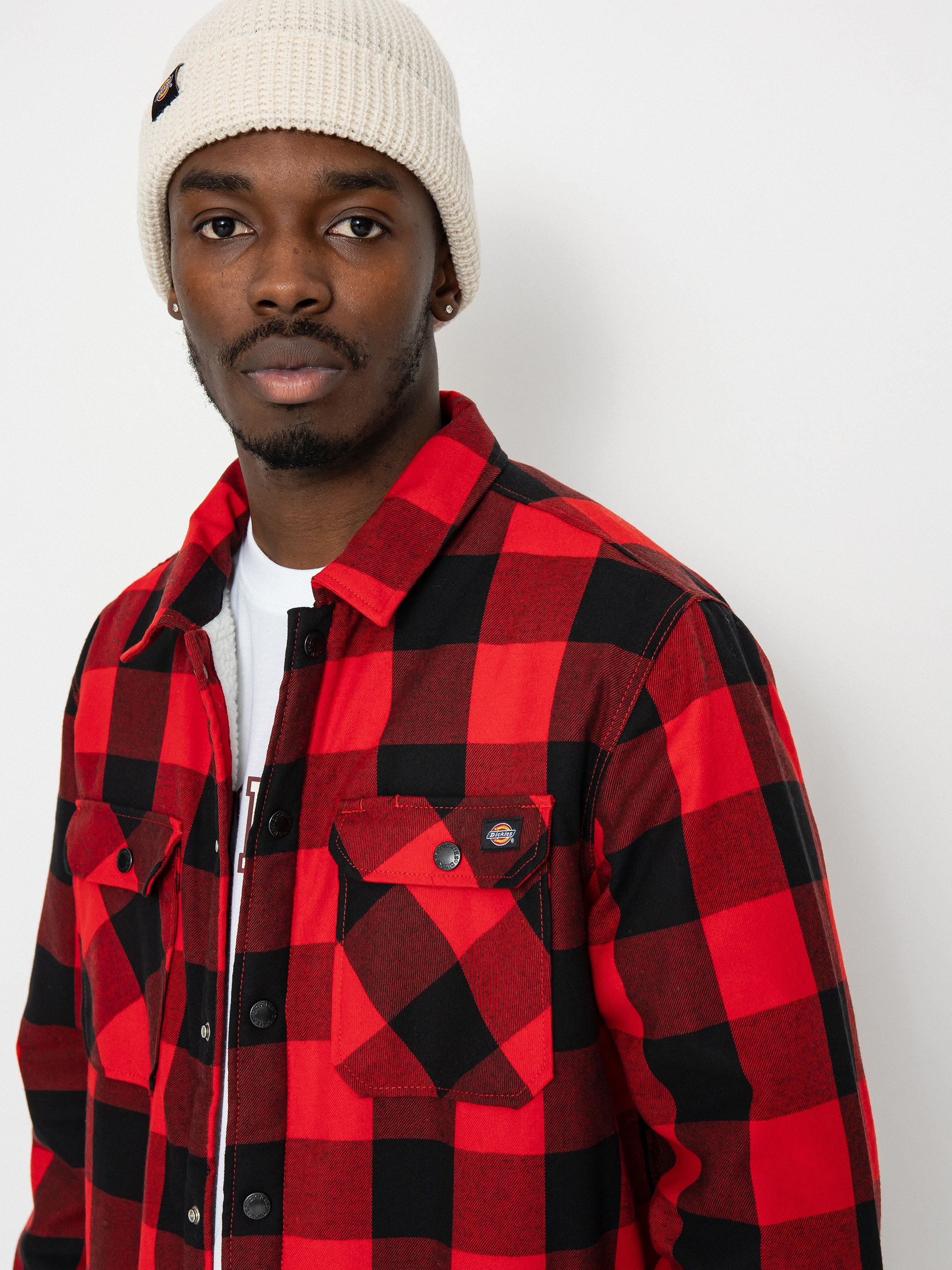 Dickies Lined Sacramento Shirt (red)