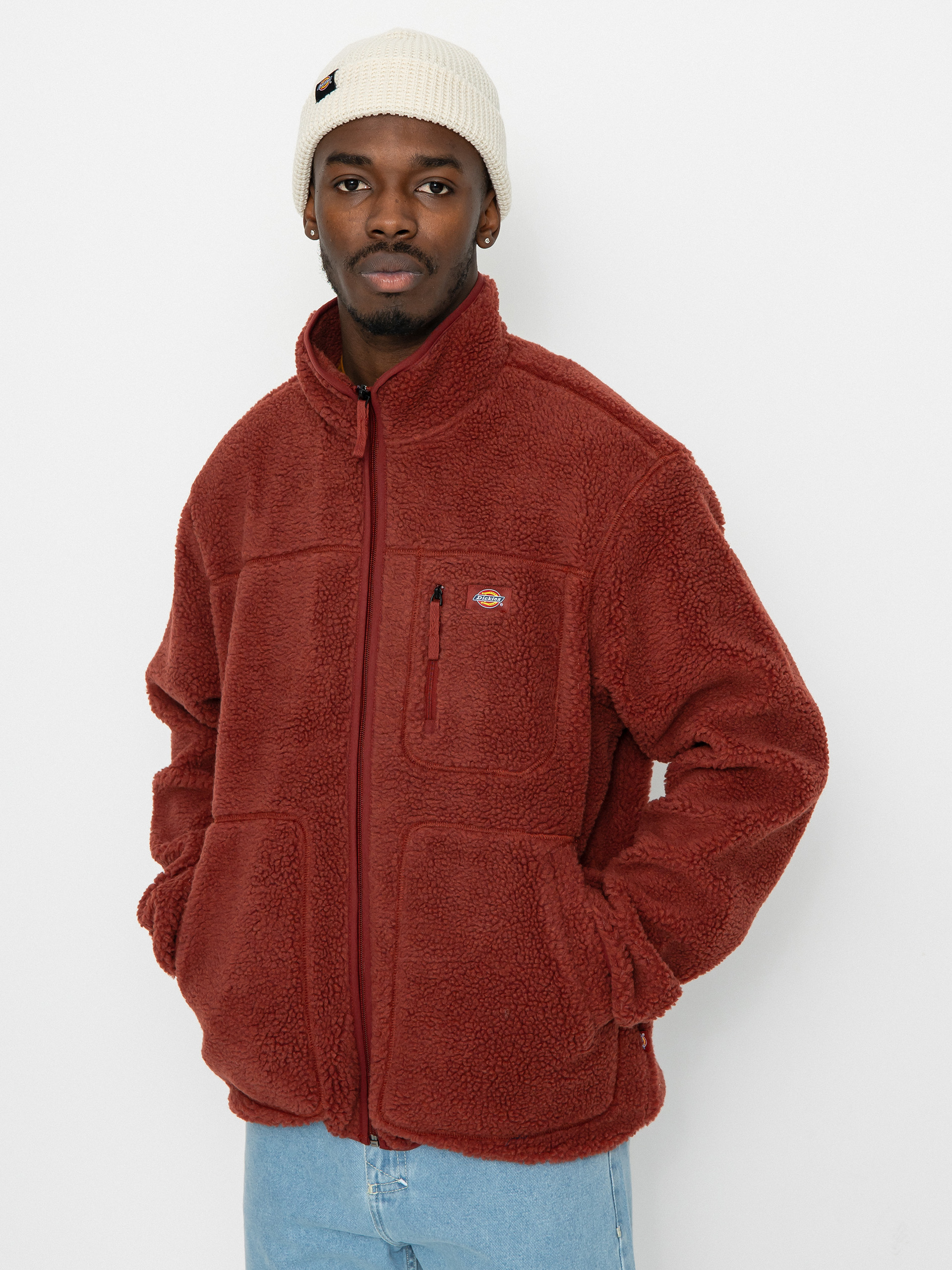 Mens Dickies Mount Hope Fleece  (fired brick)