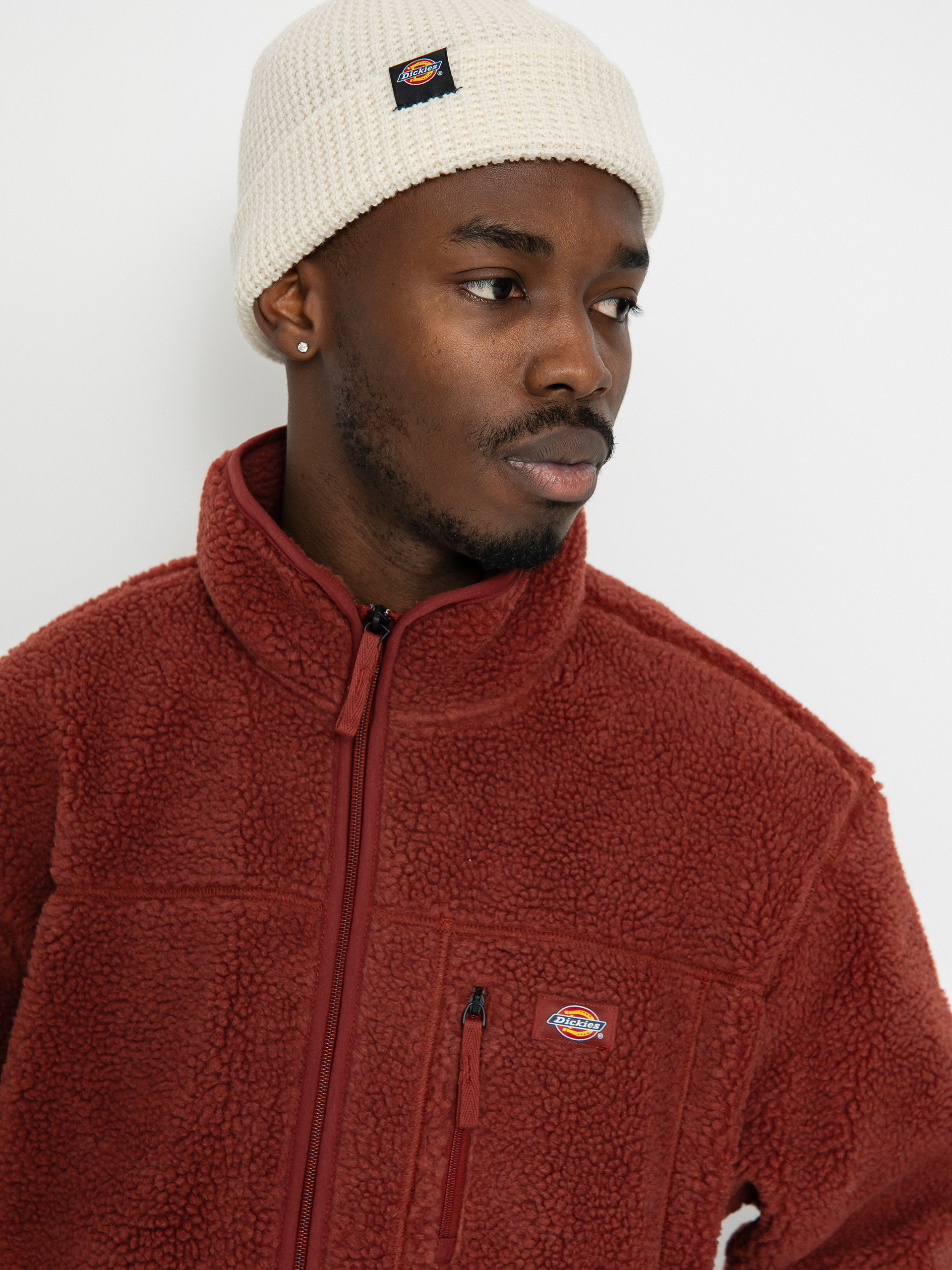 Mens Dickies Mount Hope Fleece  (fired brick)