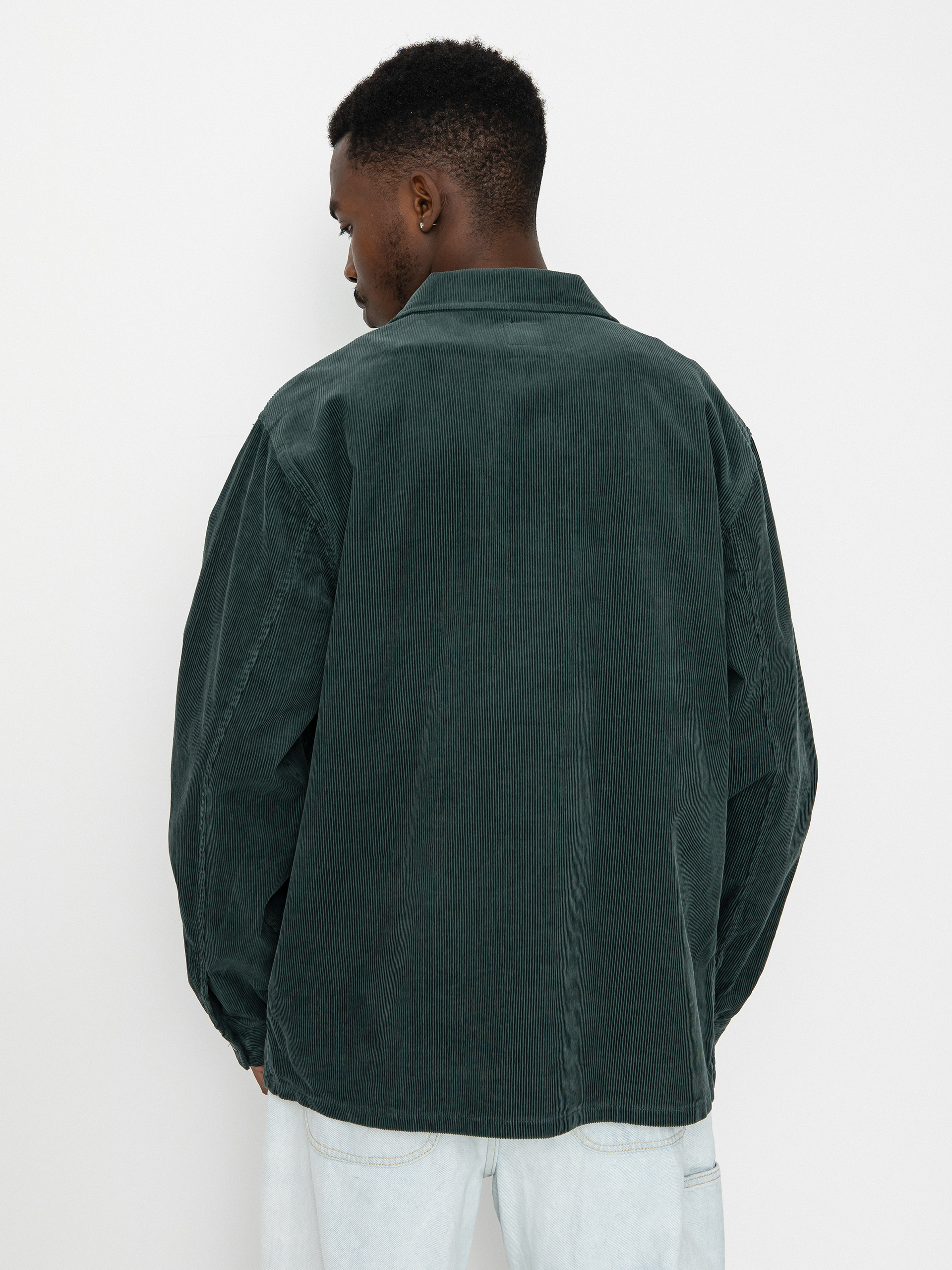 RVCA Americana Corduroy Shirt (hunter green)