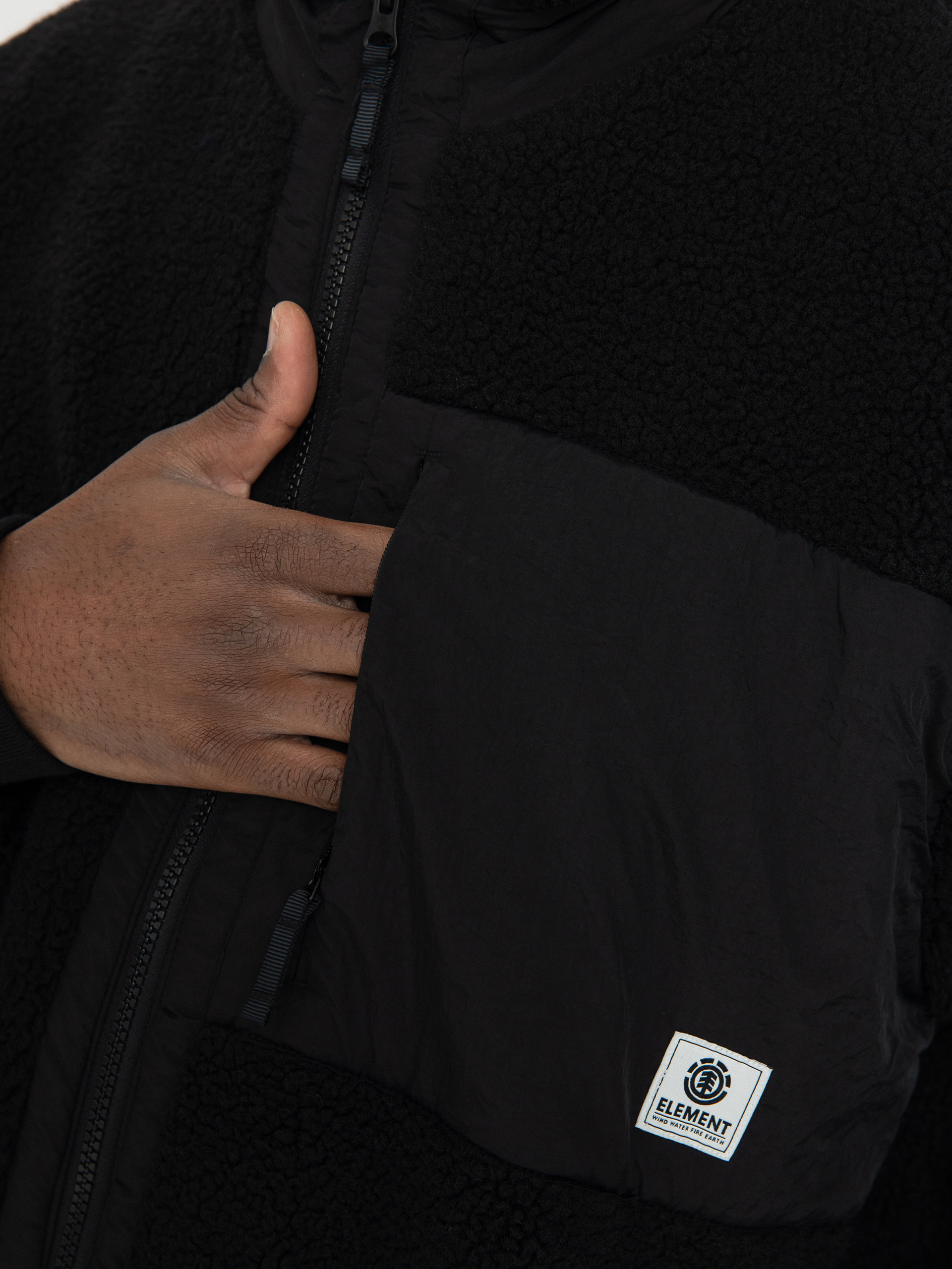Element Oak Sherpa Jacke (jet black)
