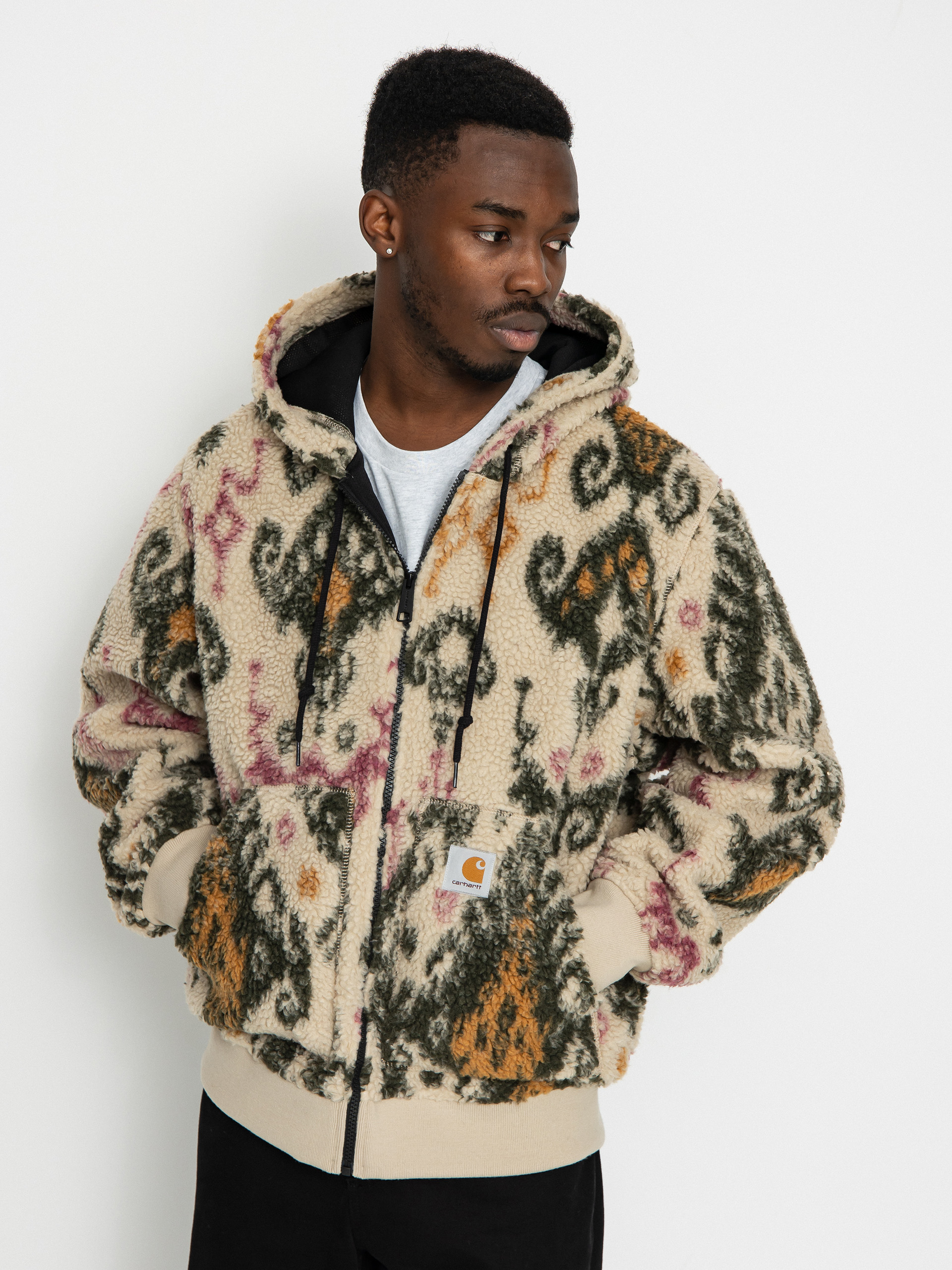 Carhartt WIP OG Active Liner Jacket - beige (baru jacquard wall)