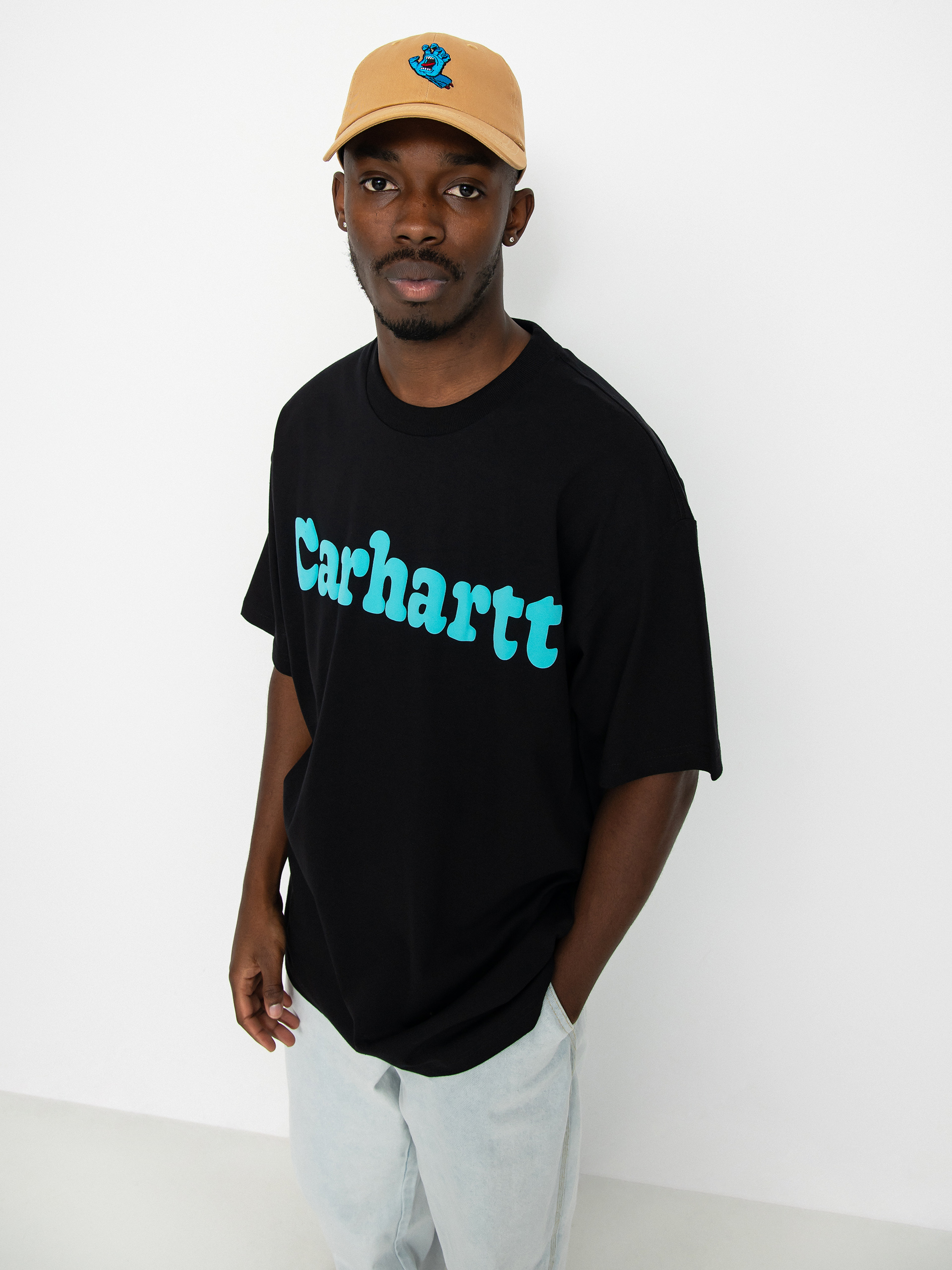 Carhartt WIP Bubbles T-shirt (black/turquoise)