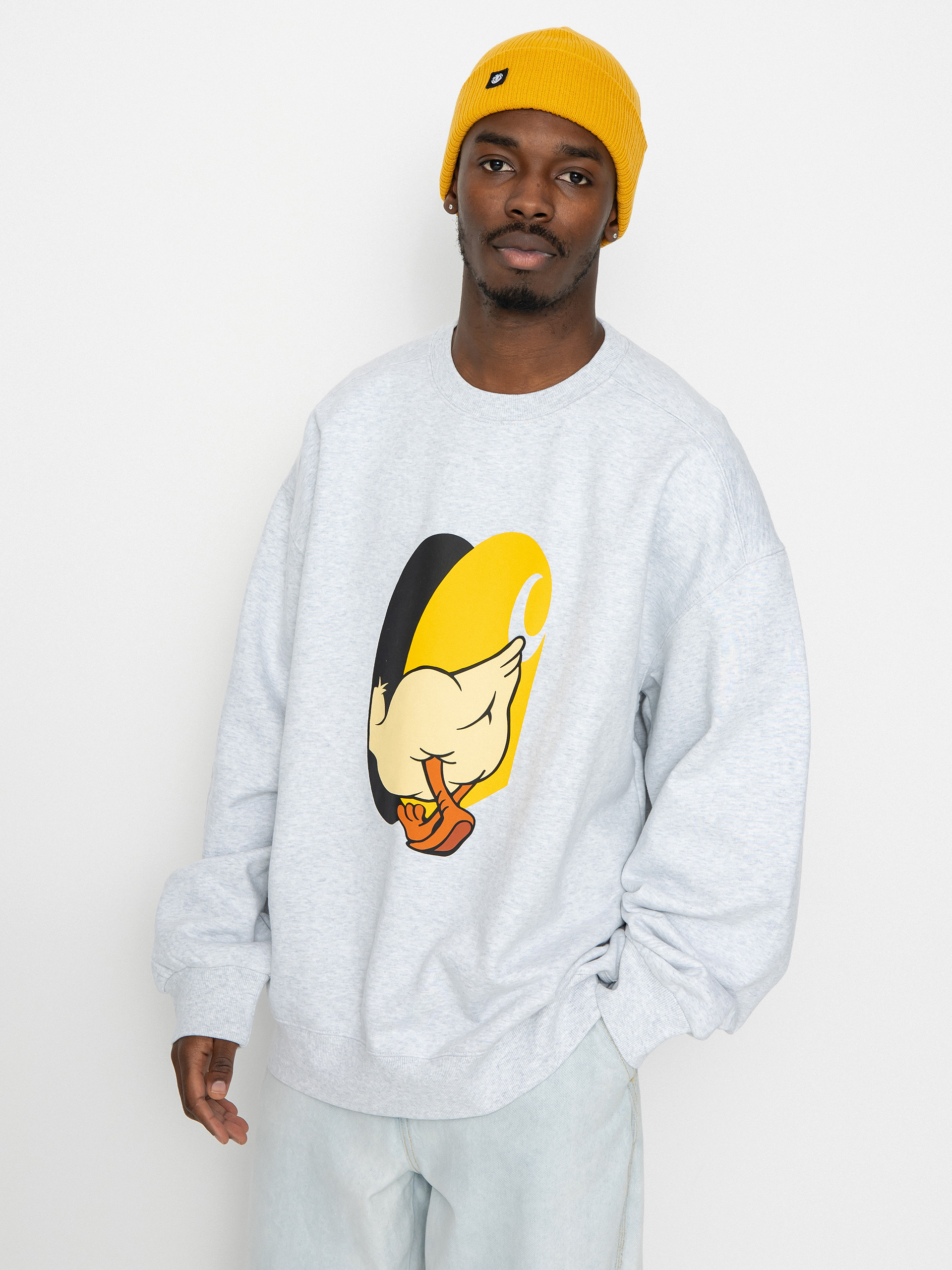 Carhartt WIP DeadKebab Knock Knock Sweatshirt (ash heather)