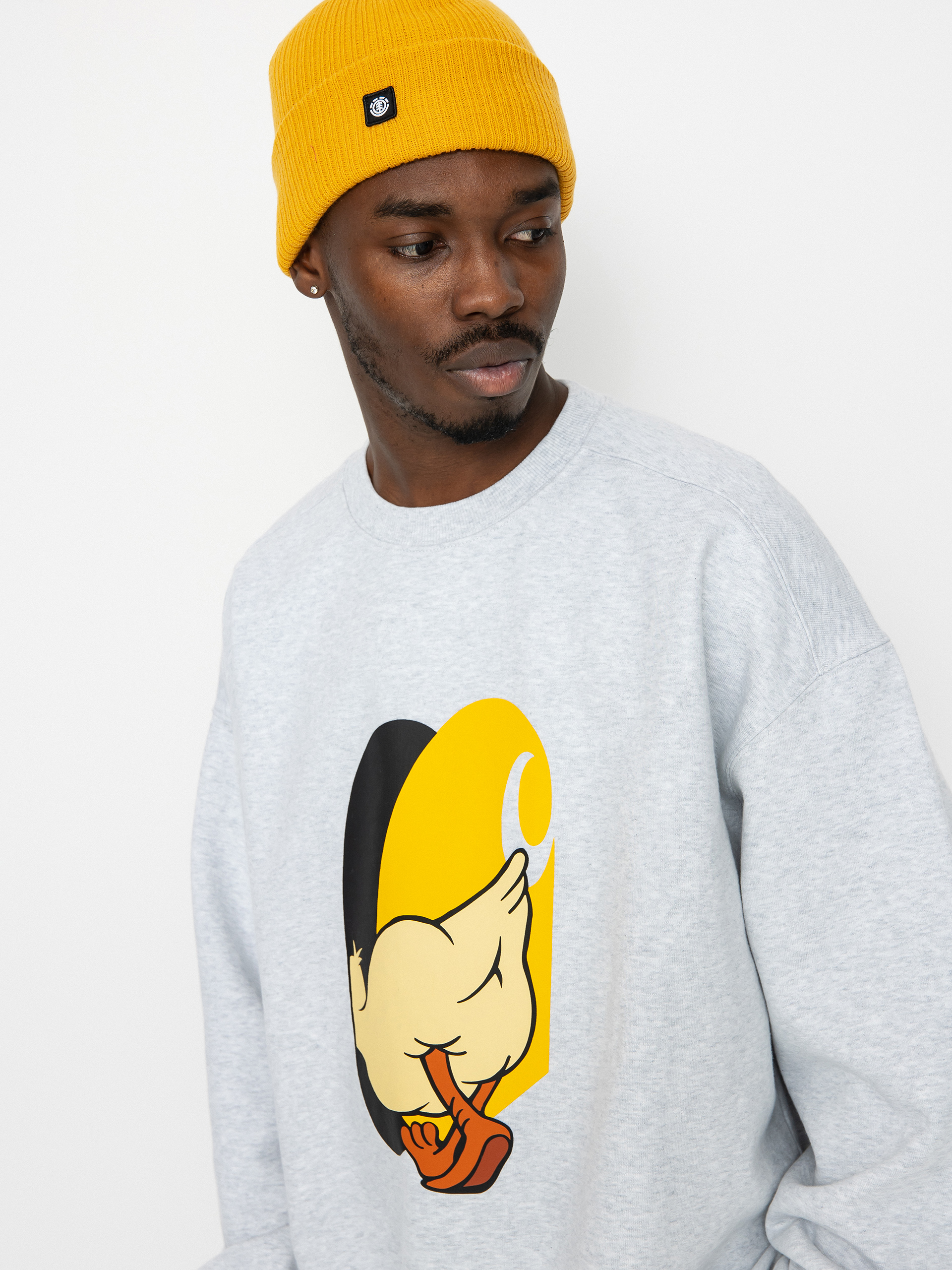 Carhartt WIP DeadKebab Knock Knock Sweatshirt - grey (ash