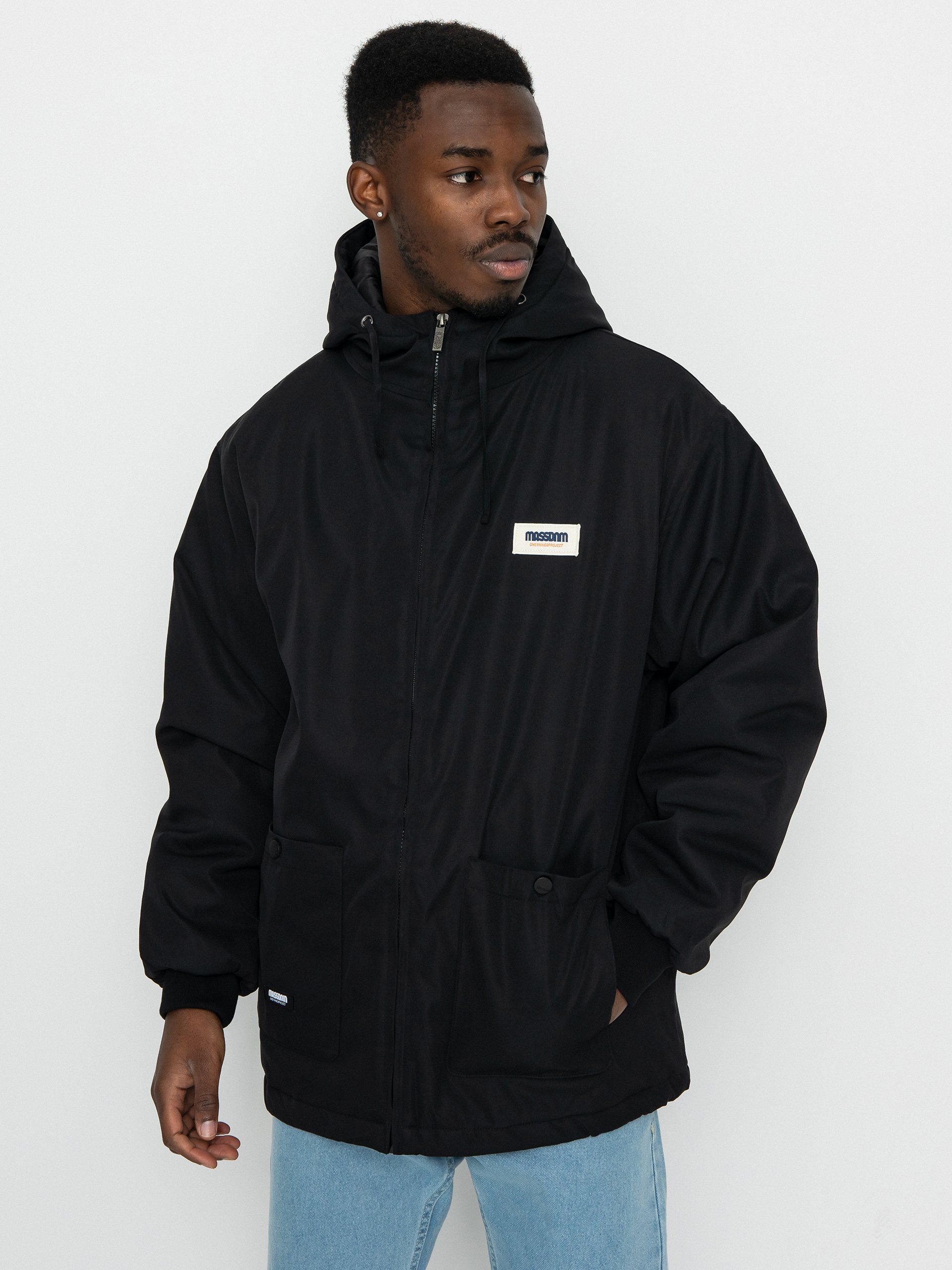 MassDnm Worker Long Jacke (black)