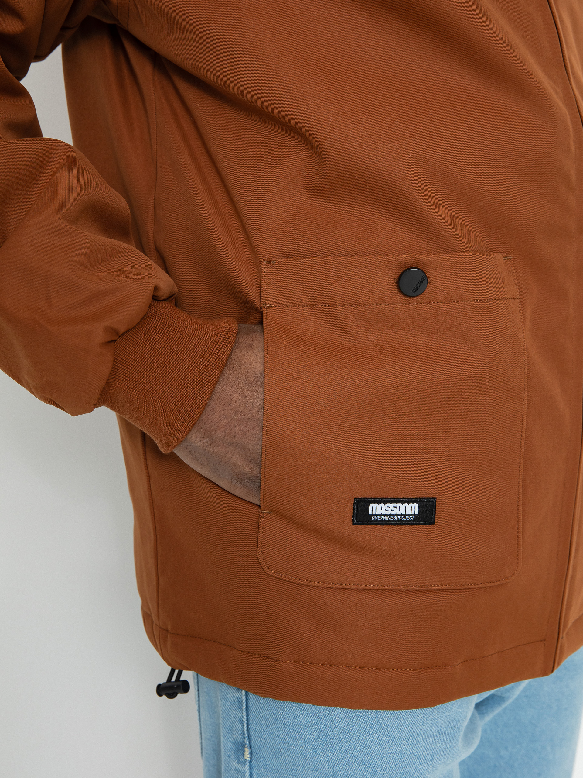 MassDnm Worker Long Jacket (brown)
