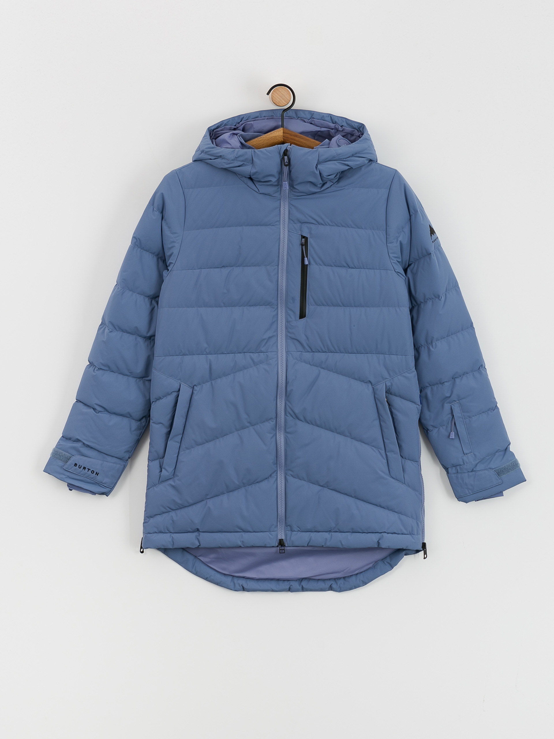 Womens Burton Loyil Down Snowboard jacket (slate blue)