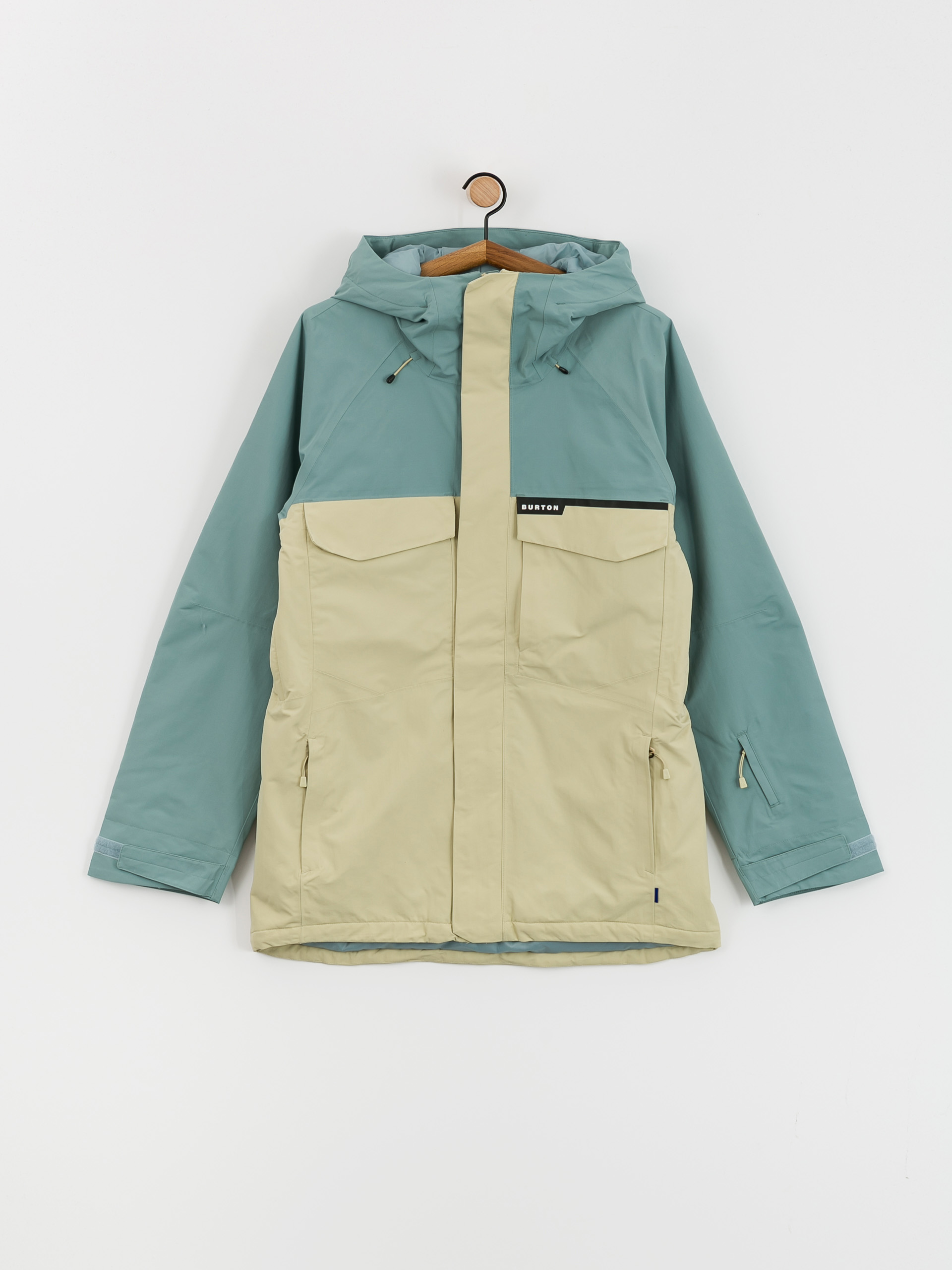 Mens Burton Covert 2.0 Snowboard jacket (rock lichen/mushroom)