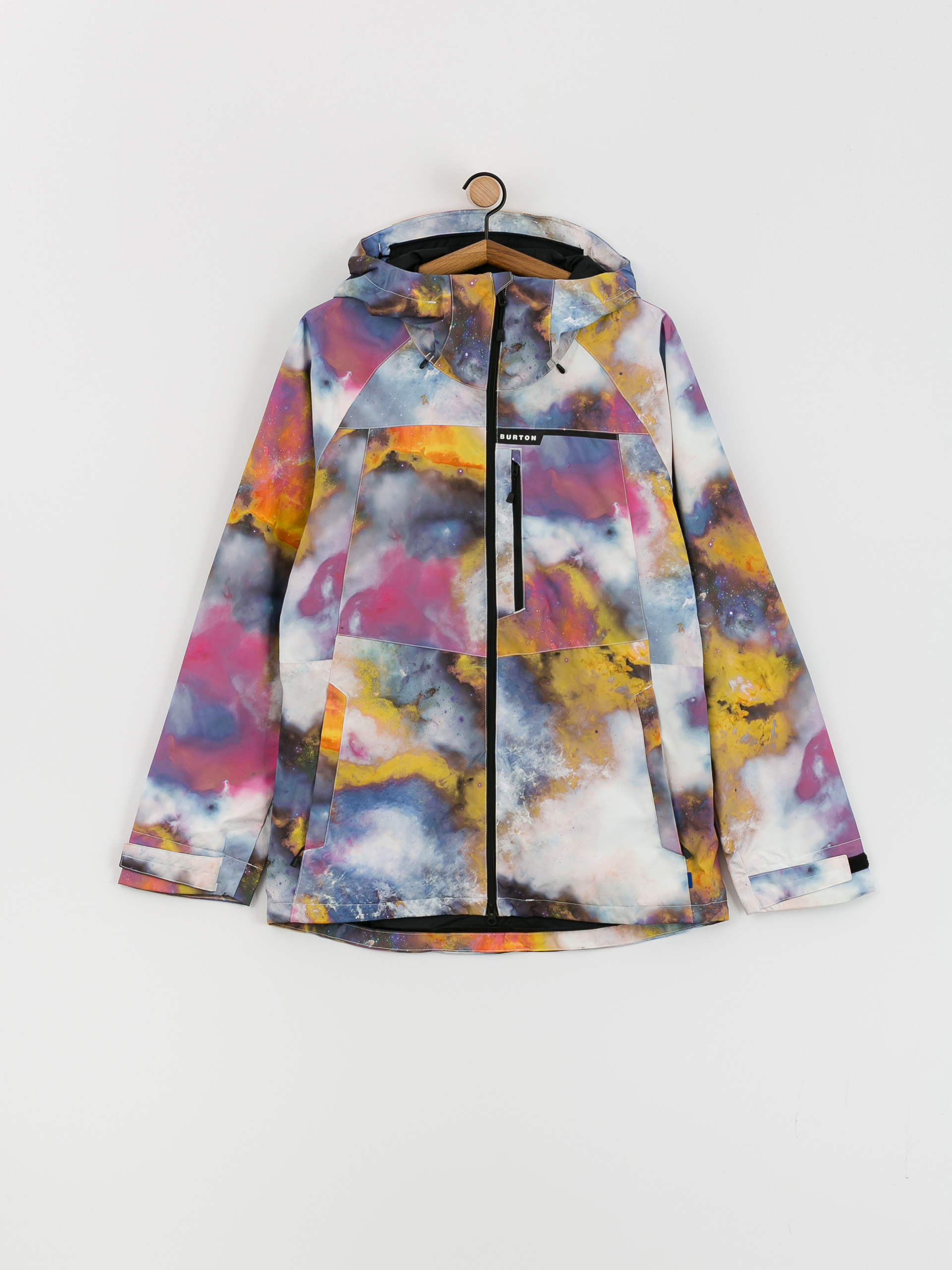 Mens Burton Lodgepole Snowboard jacket (stout white voyager)