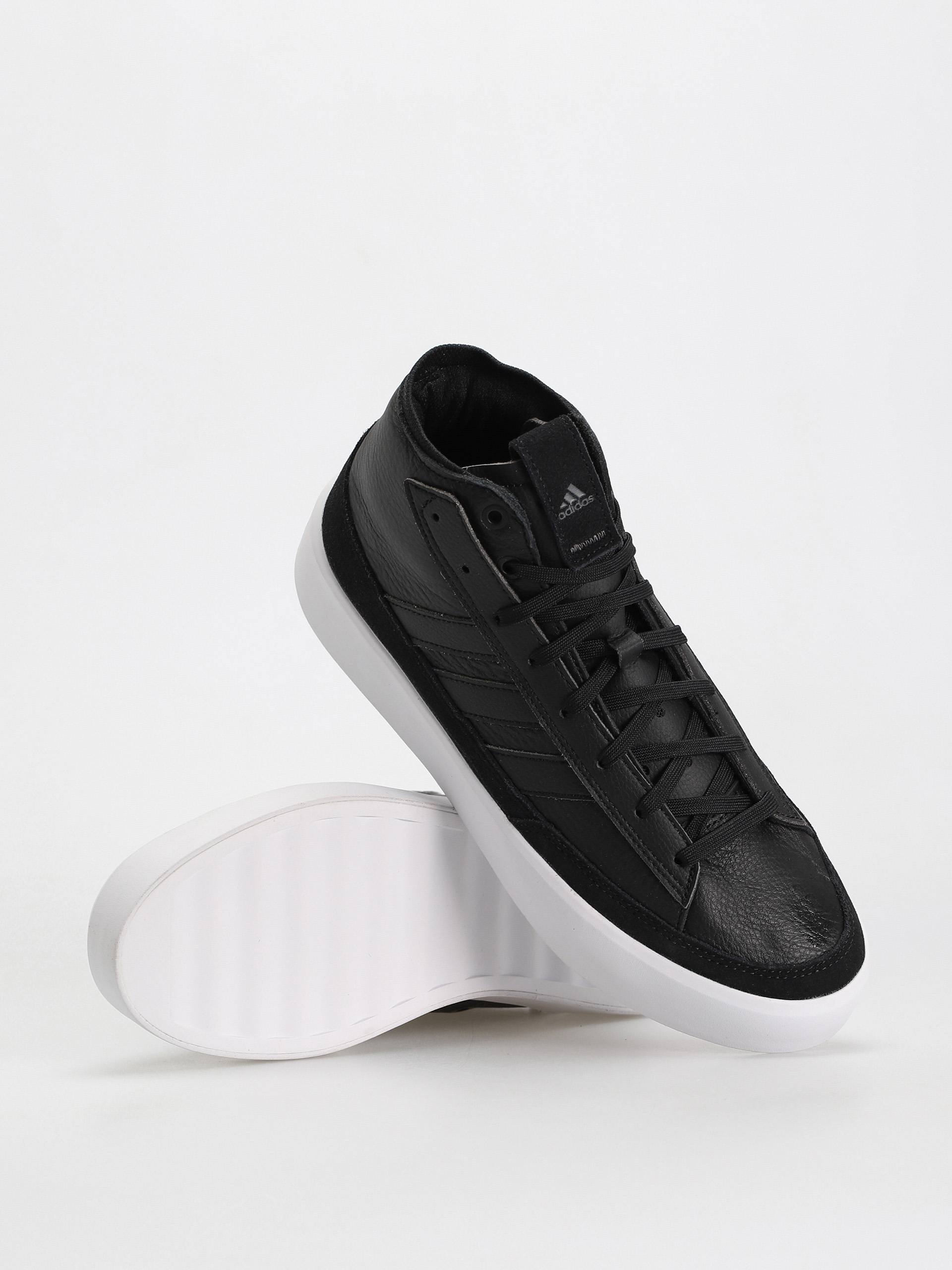 adidas Znsored Hi Prem Leather Shoes (cblack/cblack/gresix)