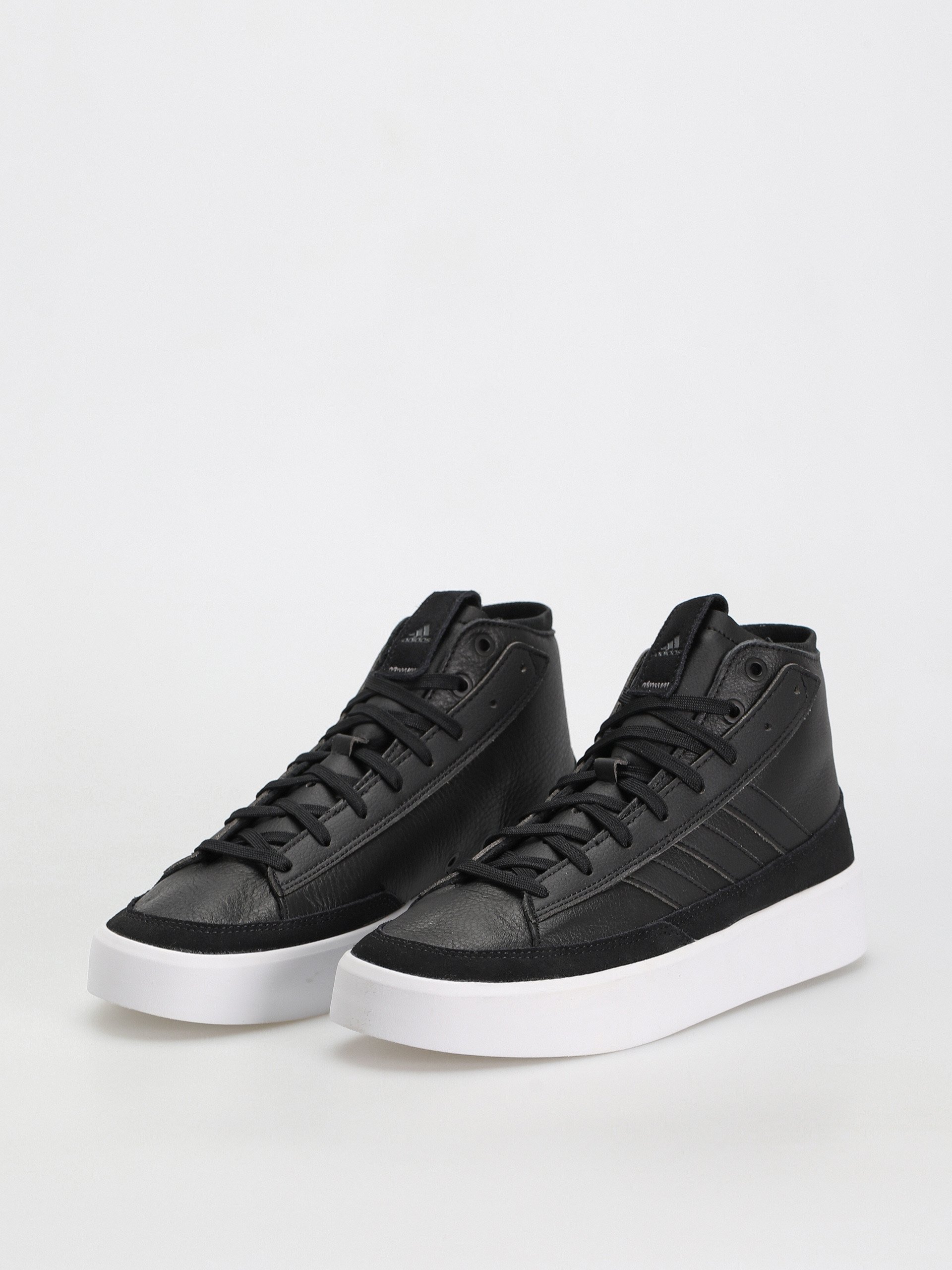 adidas Znsored Hi Prem Leather Shoes (cblack/cblack/gresix)