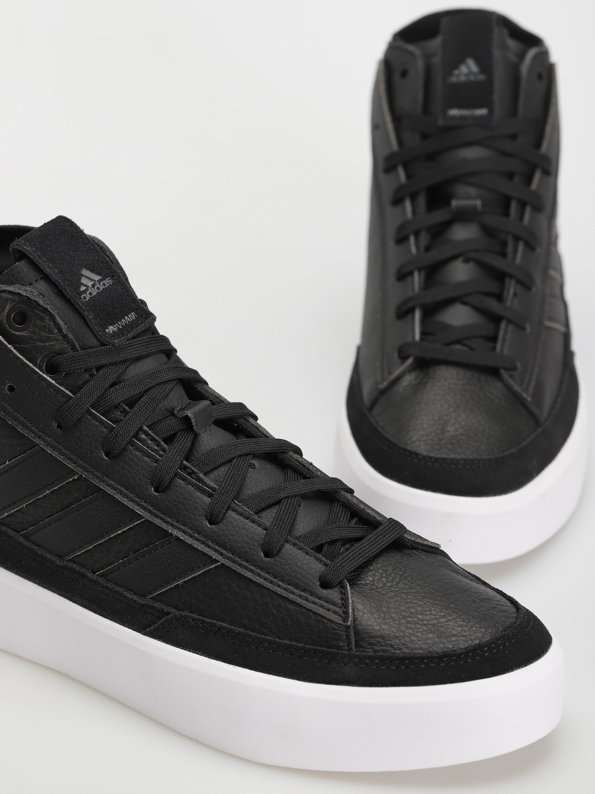 adidas Znsored Hi Prem Leather Shoes (cblack/cblack/gresix)
