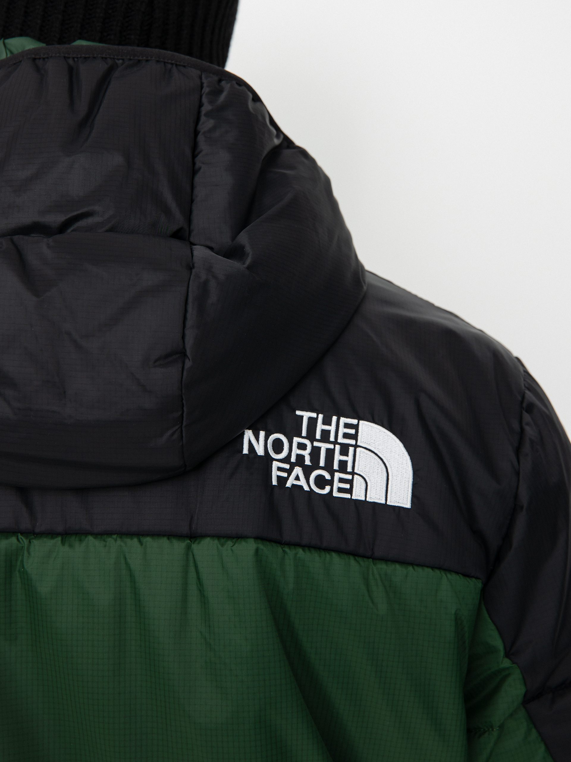 The north face himalayan light synth hoodie jacket in black Clearance