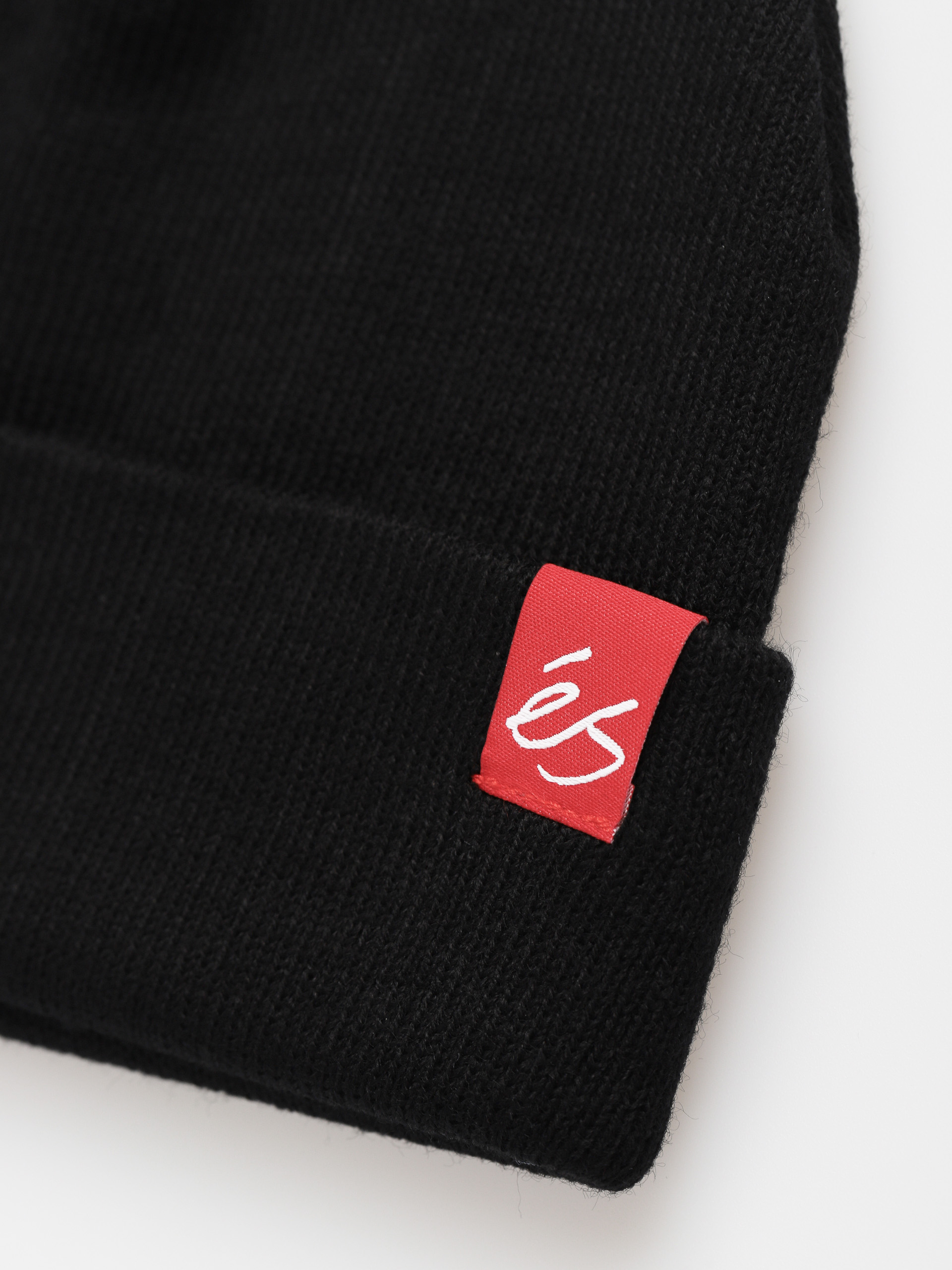 eS eS Block Beanie Mütze (black)