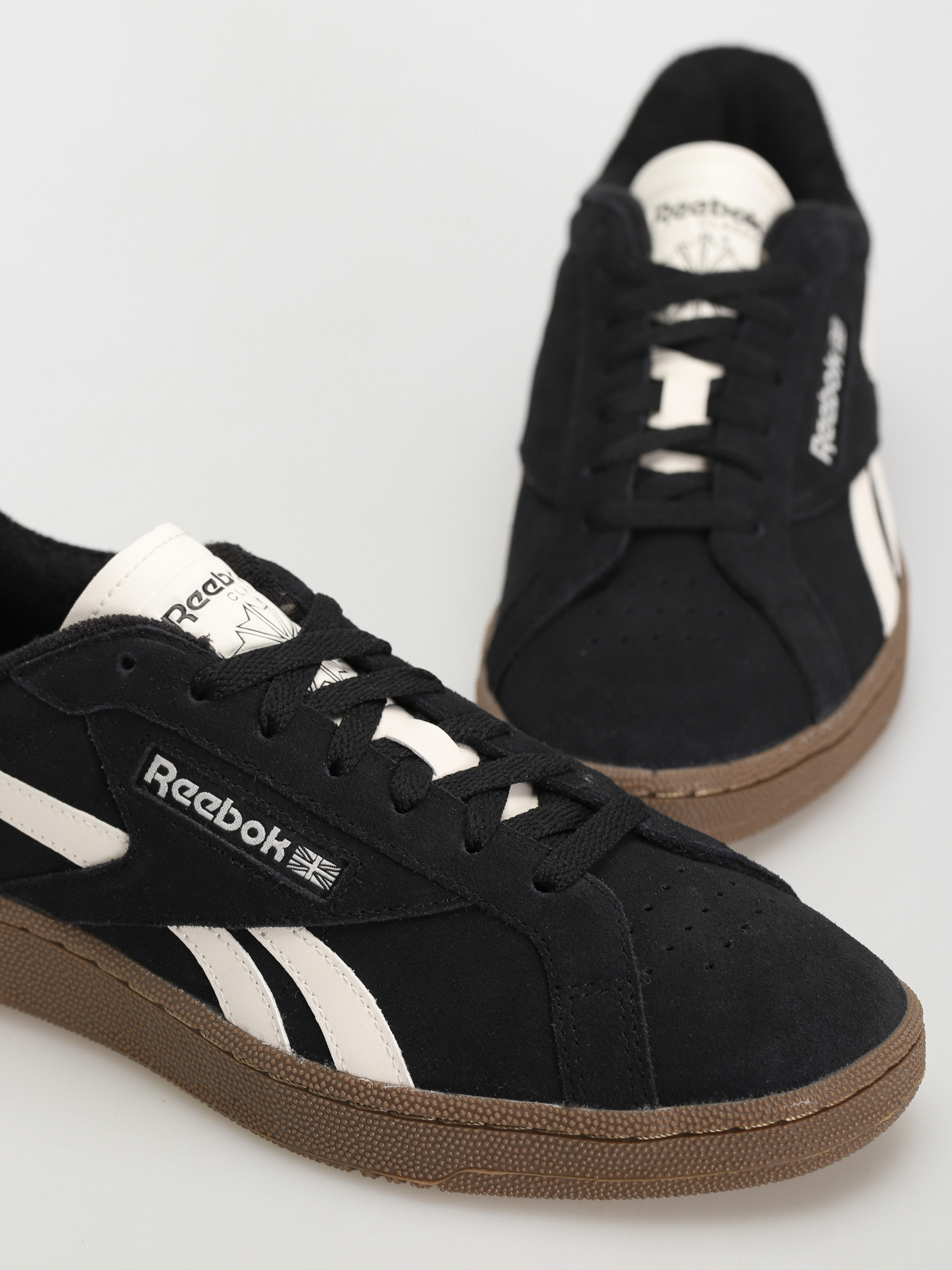 Reebok club store c black suede