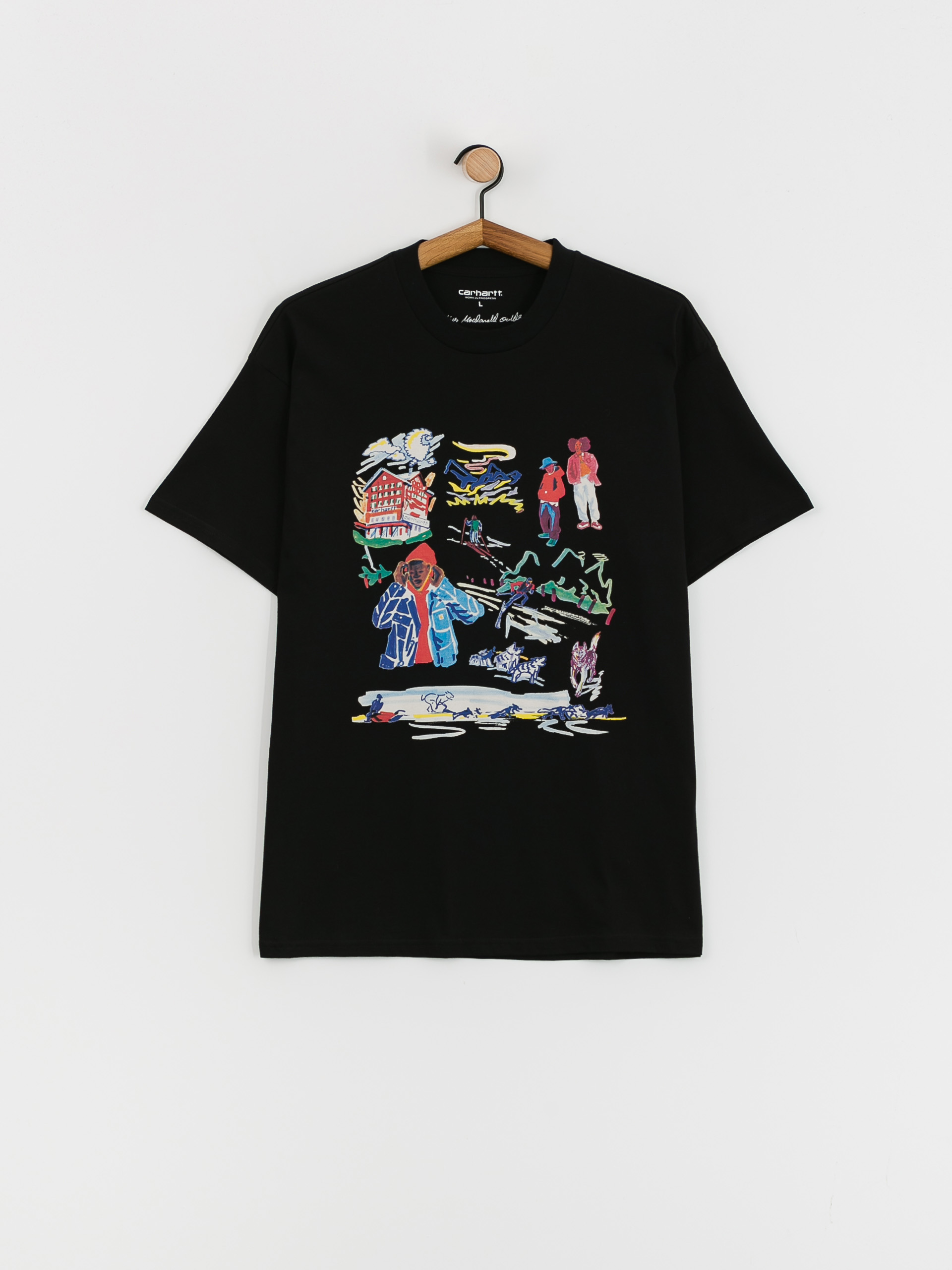 Carhartt WIP Ollie Mac Chalet T-shirt (black)