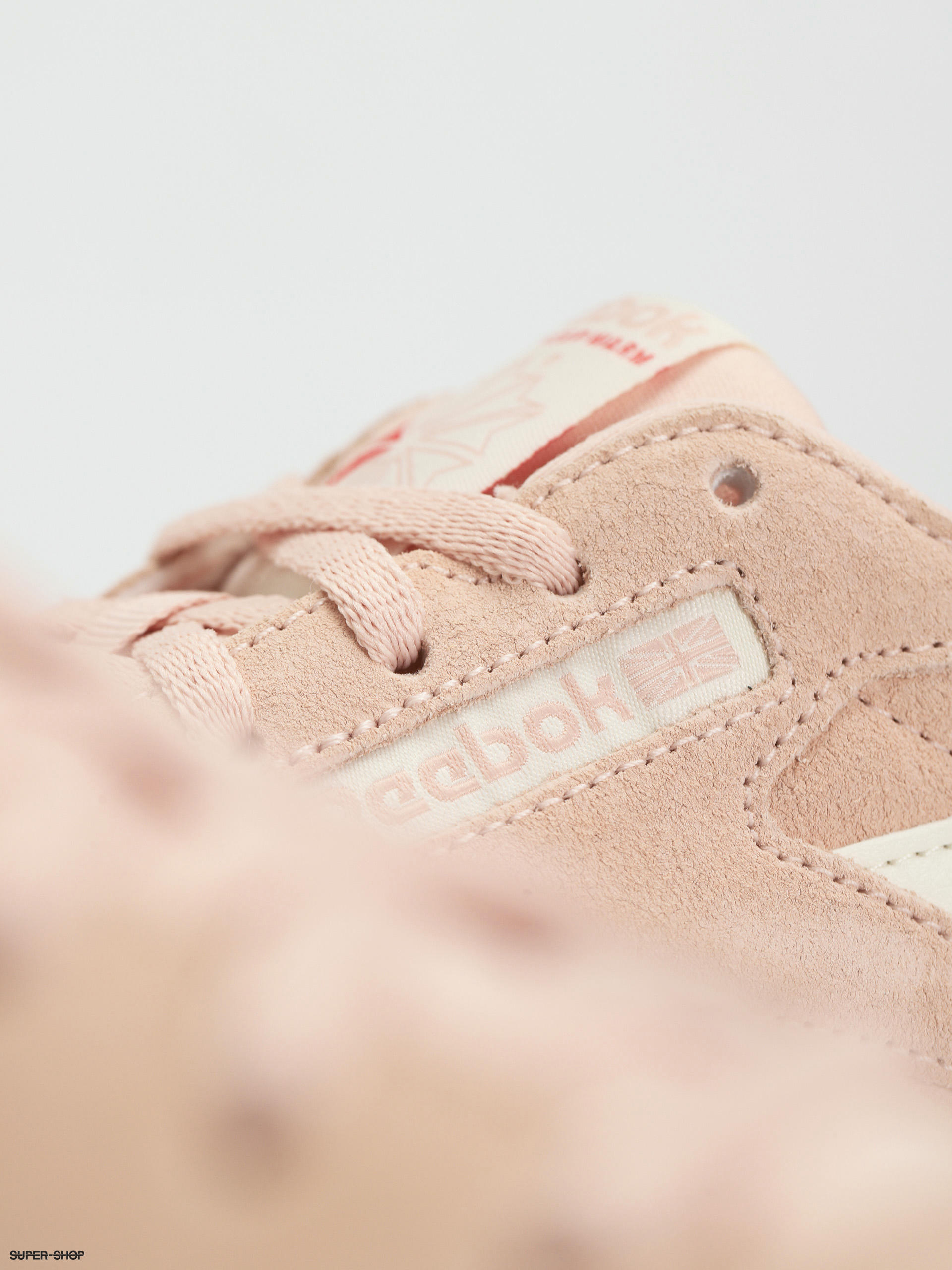 Reebok classic leather clearance suede pink