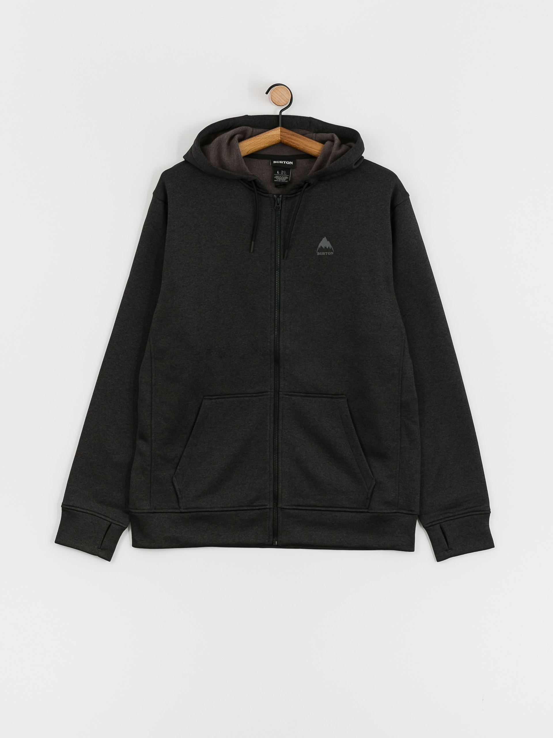 Burton Oak ZHD Hoodie (true black heather)