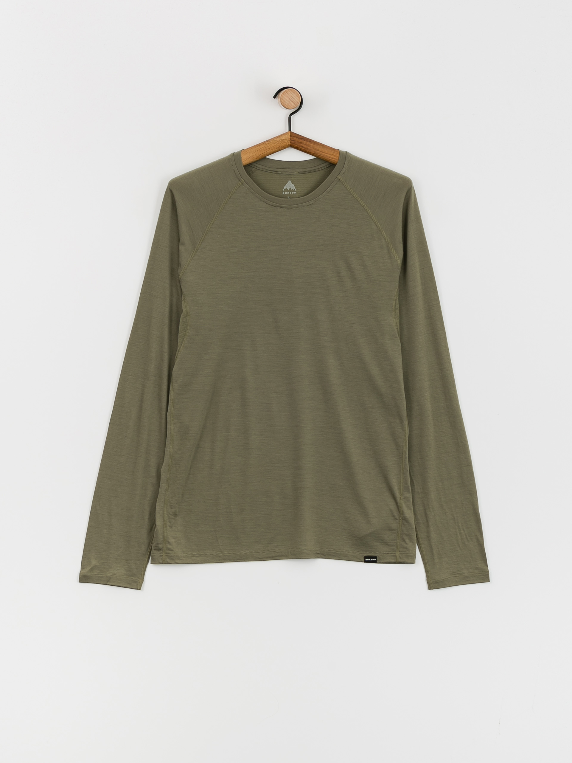Mens Burton Phayse Merino Crewneck Fleece Longsleeve (forest moss)