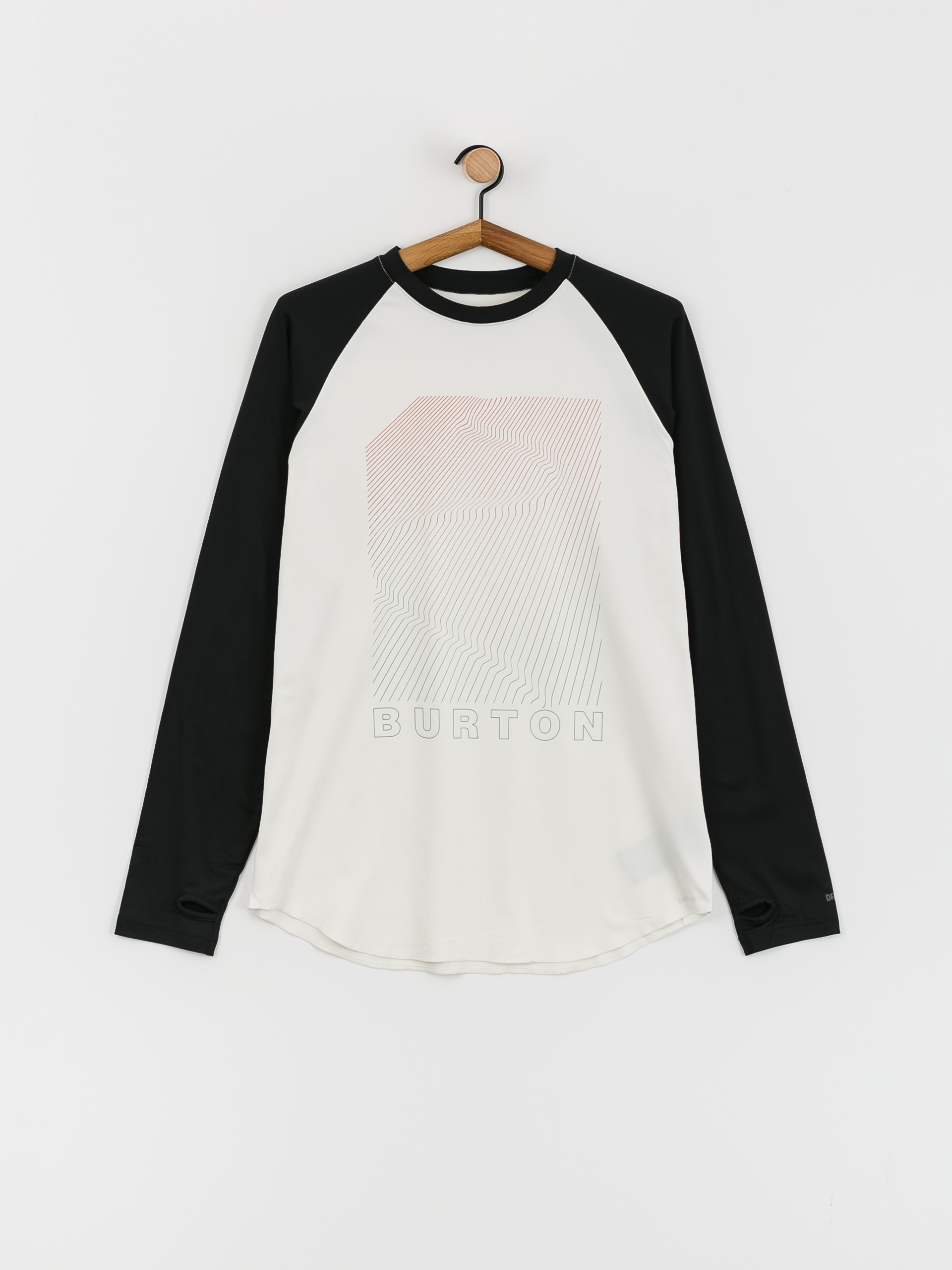 Herren Burton Roadie Base Layer Tech Longsleeve (true black/stout white)