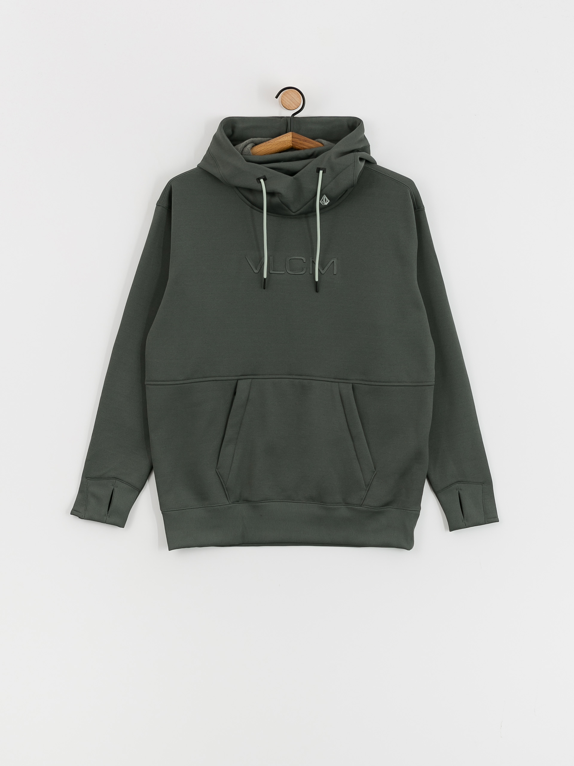 Womens Volcom Riding Hydro HD Active sweatshirt (eucalyptus)