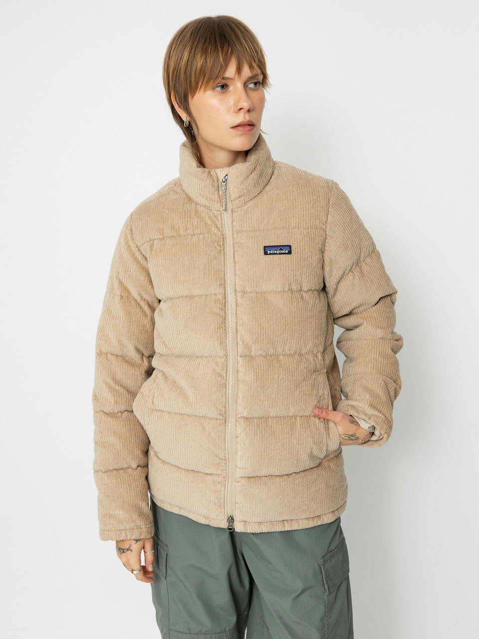 Patagonia Cord Fjord Jacke Wmn (oar tan)