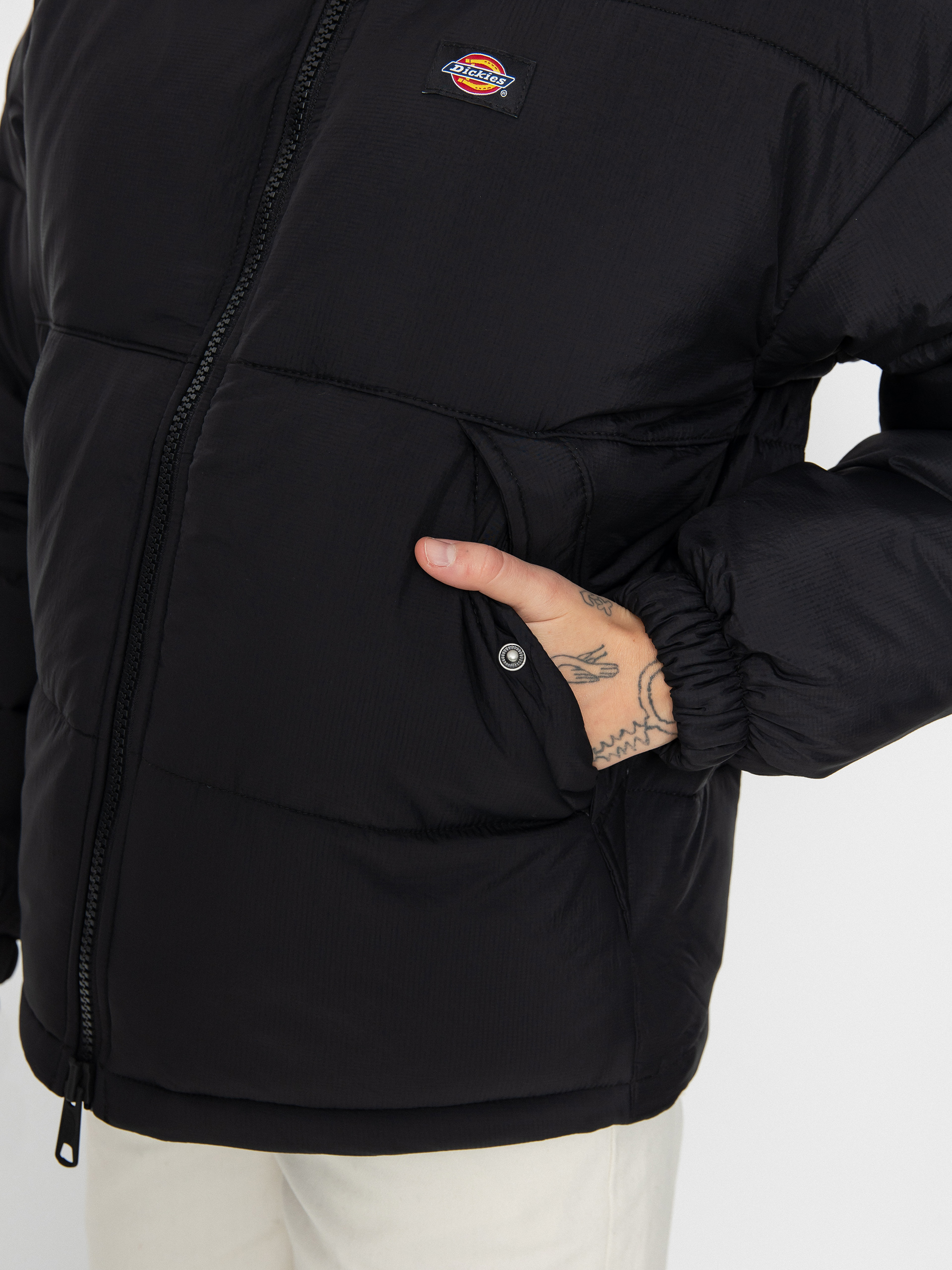 Dickies Alatna Oversized Puffer Jacket Wmn - black (black)