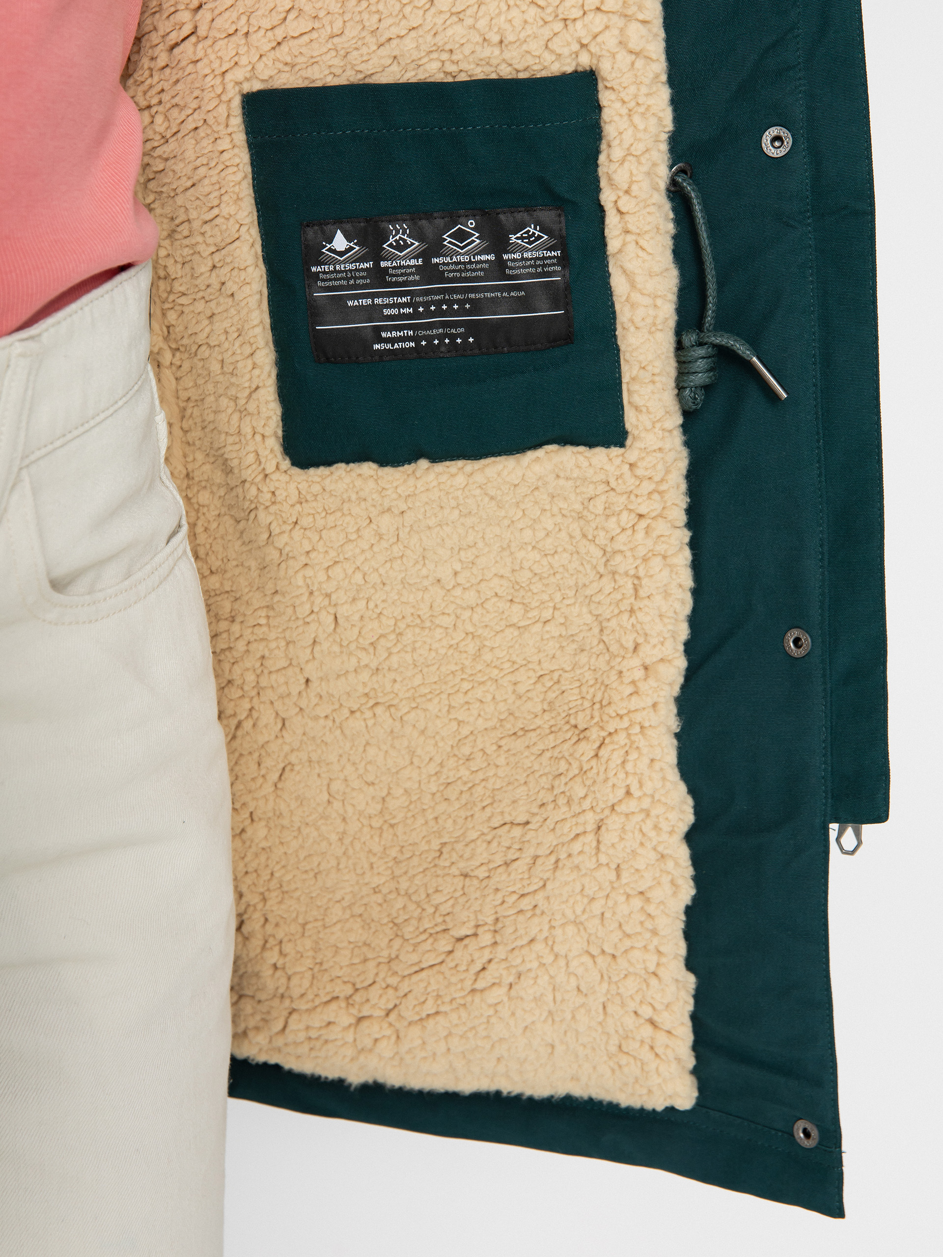 Volcom Less Is More 5K Parka Jacket Wmn (ponderosa pine)