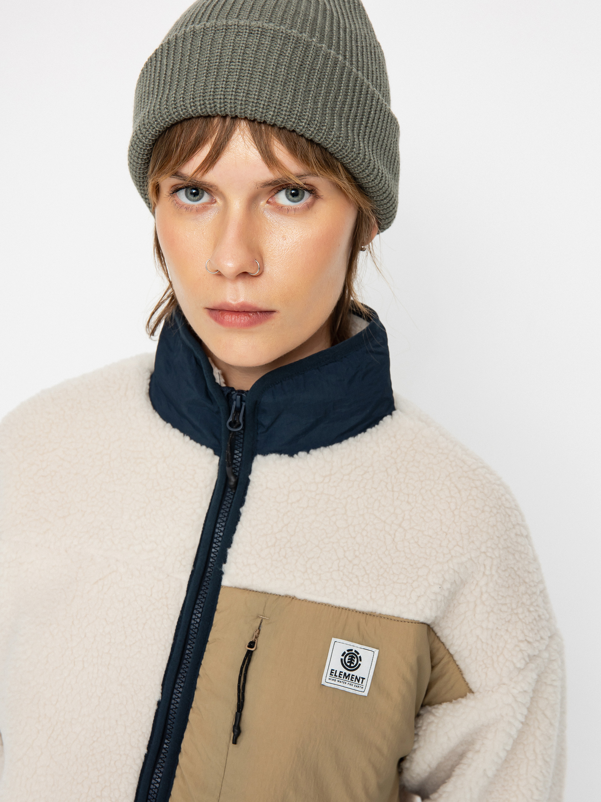 Element Oak Sherpa Jacket Wmn (egret)