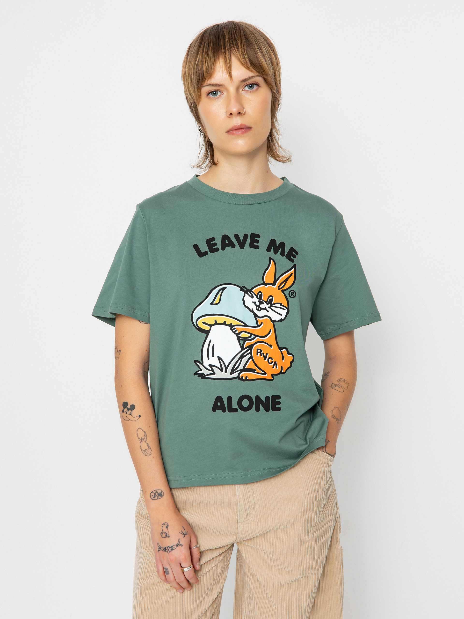 RVCA Cottontale wmn T-shirt (dark forest)