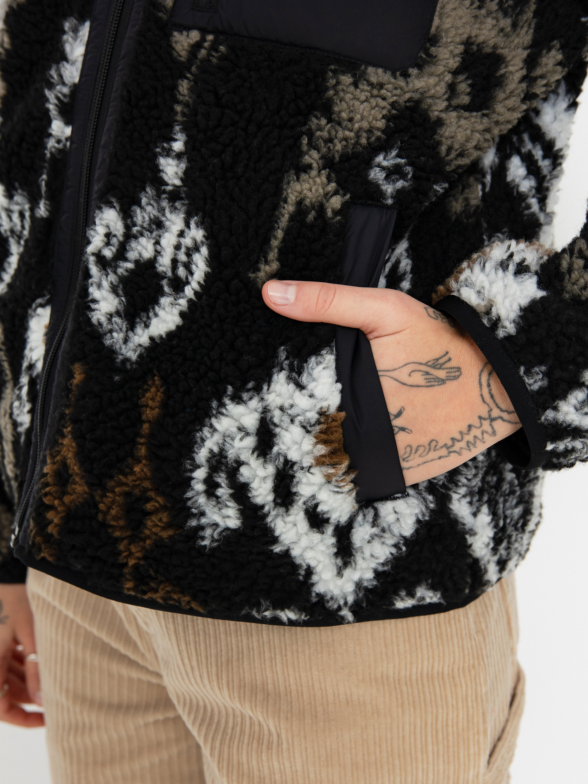 Carhartt WIP Janet Liner Jacket Wmn (baru jacquard black/black)