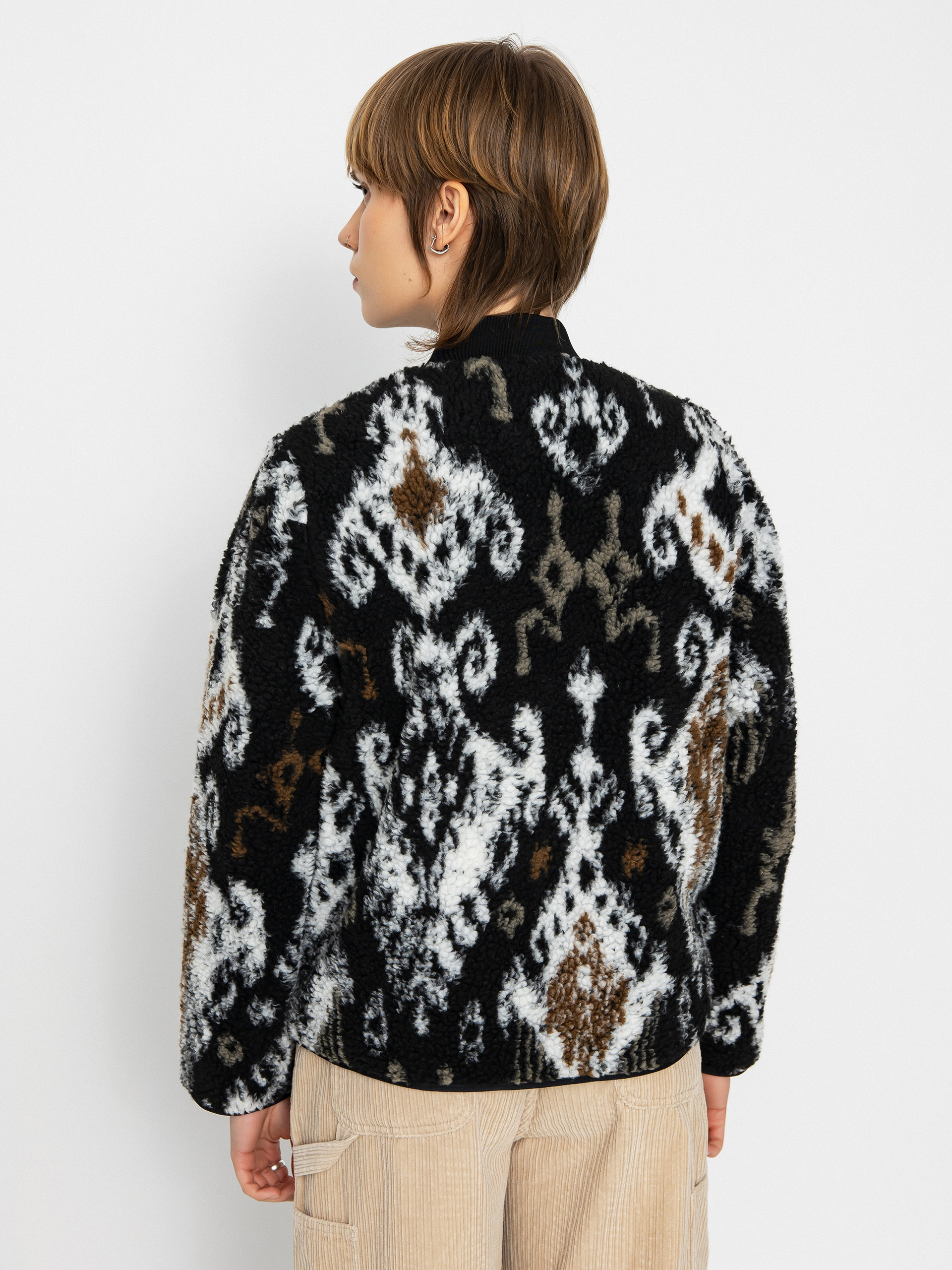 Carhartt WIP Janet Liner Jacket Wmn (baru jacquard black/black)